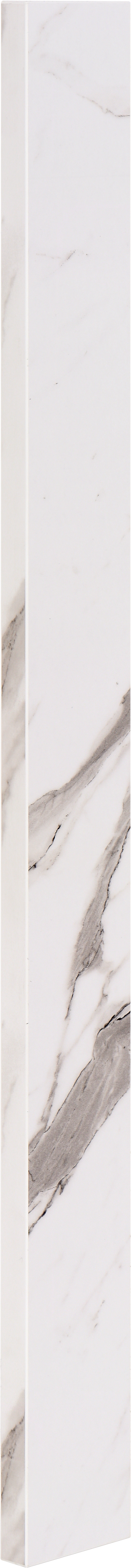 Régua de ângulo Delinia Mikonos 9X77 cm calacata mate - 8