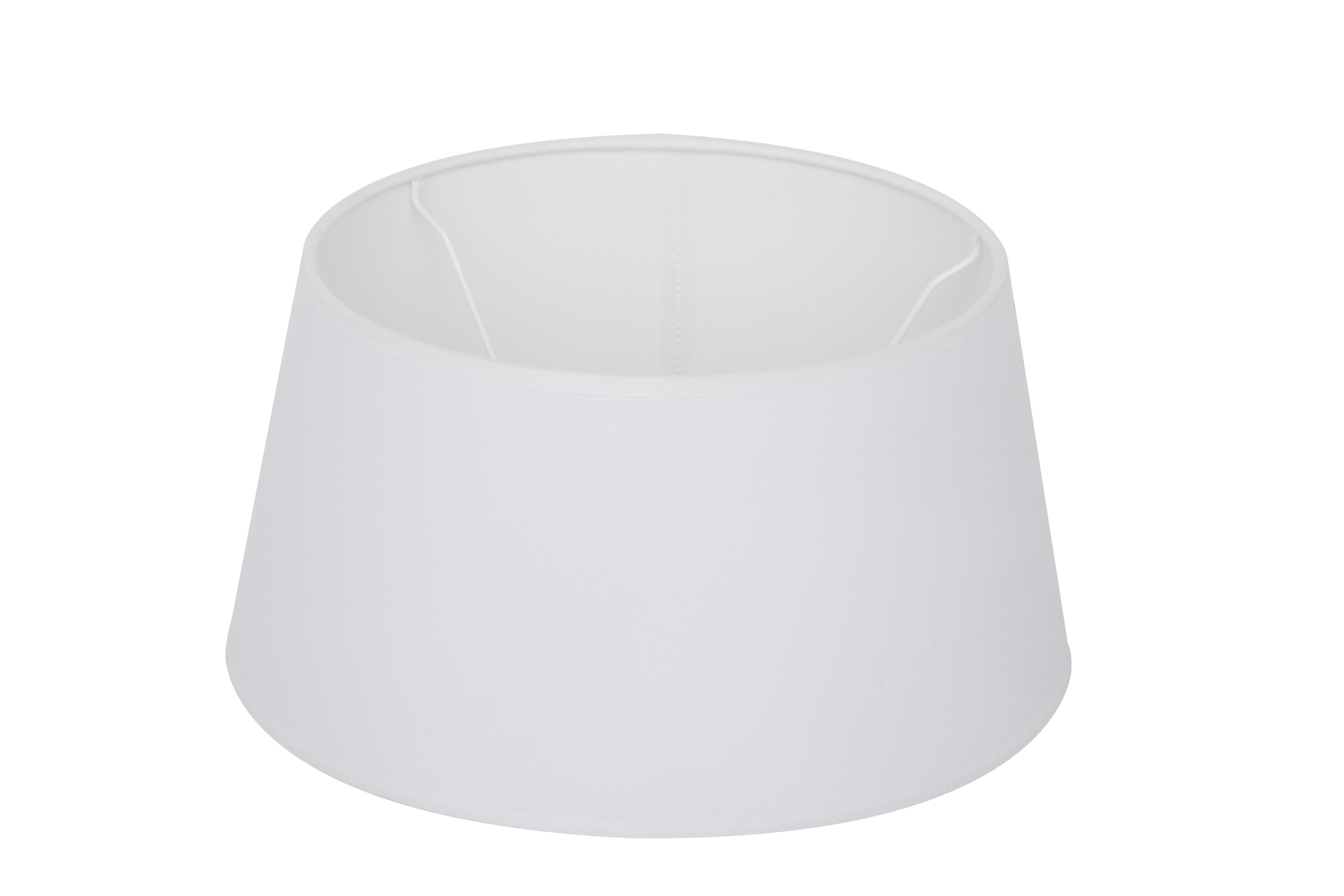 Pantalla de 20cm inspire algodón blanco