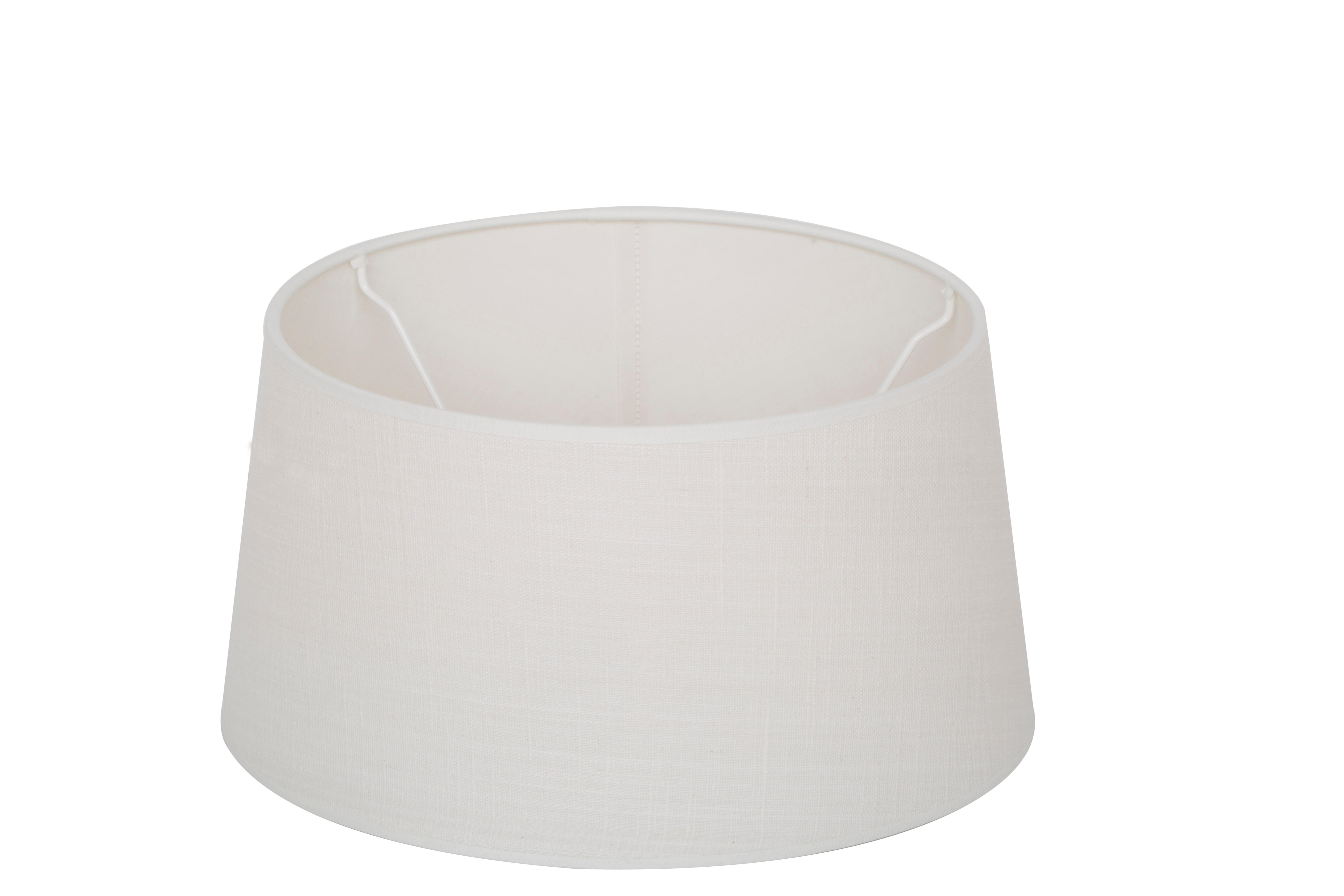 Pantalla de 38 cm inspire lino blanco