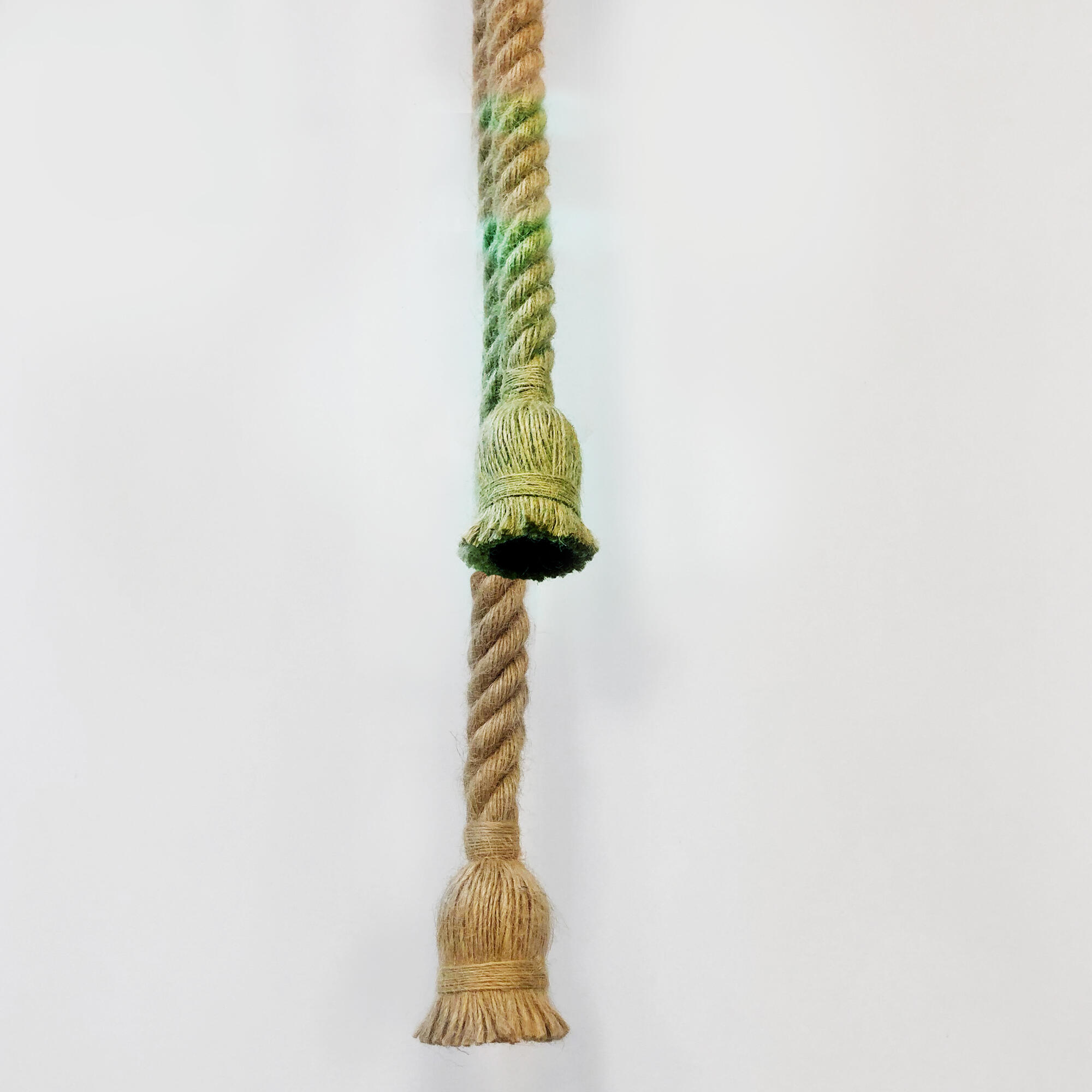 Candeeiro de teto suspenso CORDA E27 2 LUZES CASTANHO - 6