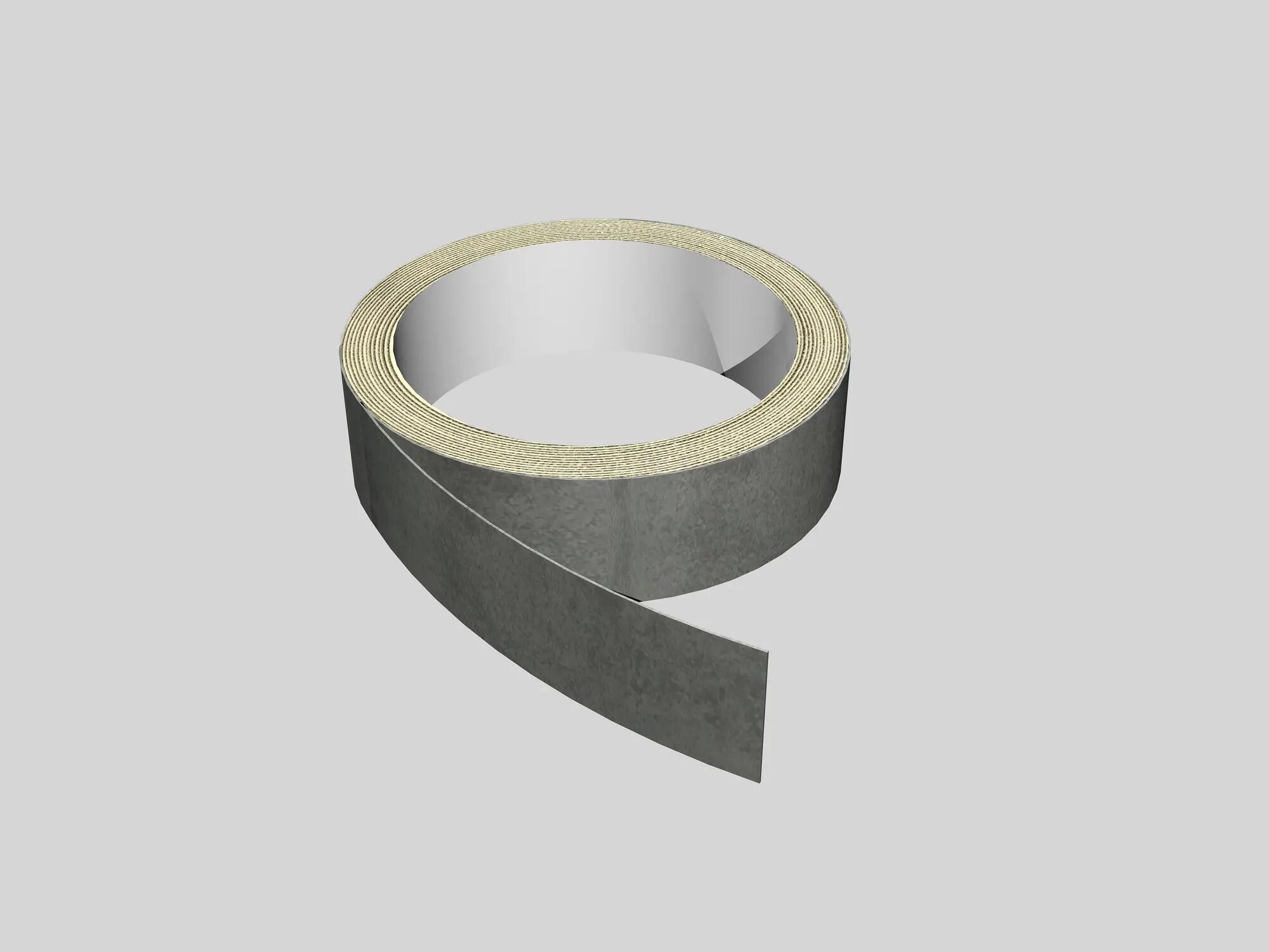 Rollo canto de encimera para cocina color antracita 500x28x0,5 cm