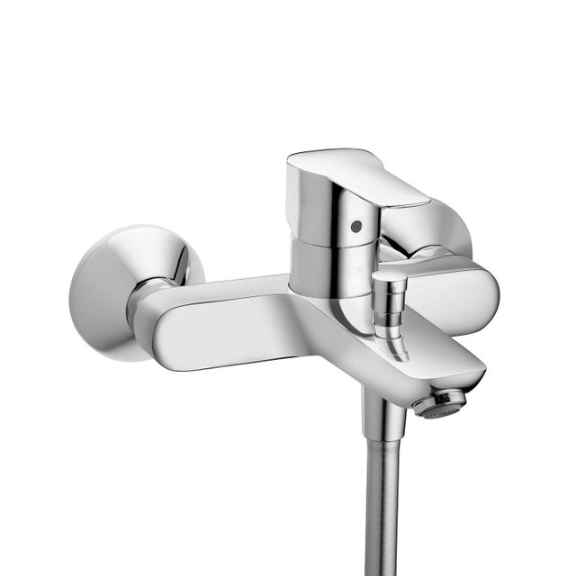 Rubinetto per vasca getto laminare cristallino My Sport per muro cromo HANSGROHE