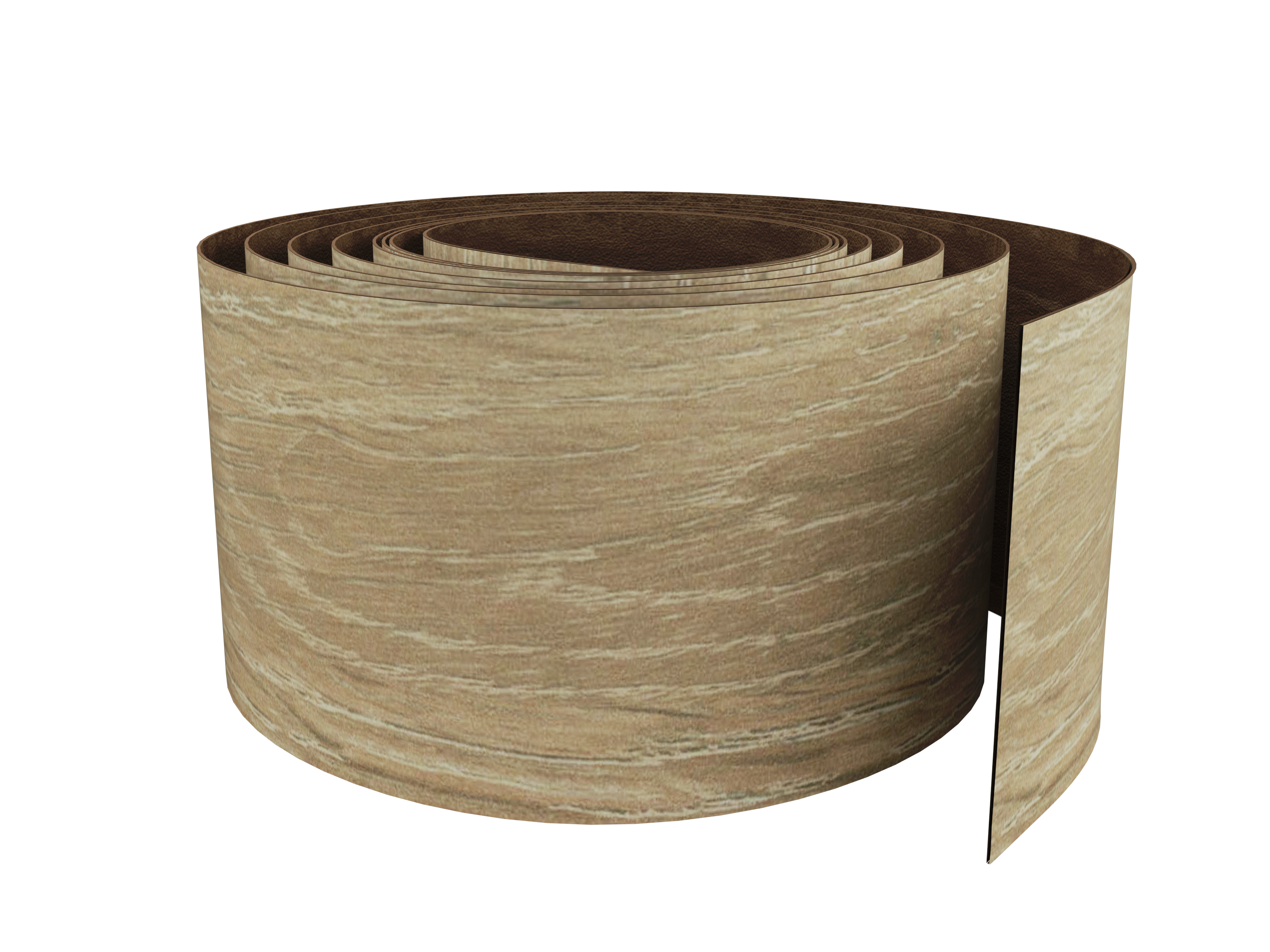 Rollo canto de encimera laminada para cocina Sevilla roble ros 3.5x360 cm - 2