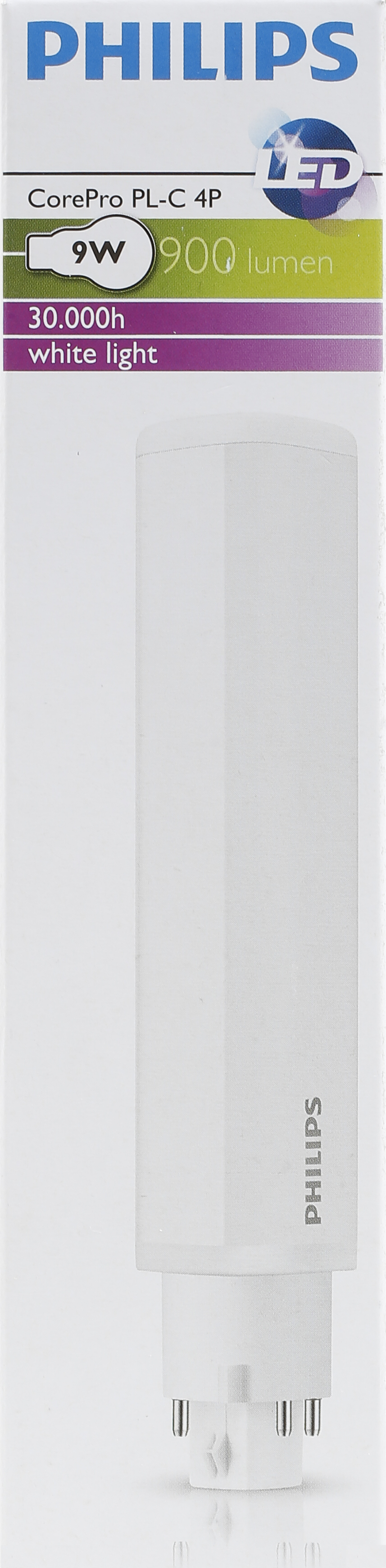 Lâmpada led espiral 4P 900 lm G24Q luz amarela - 4