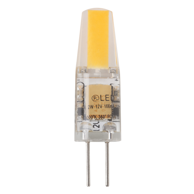 Bombilla decorativa LED G4 forma cápsula 200 lúmenes 2W color de la luz blanco neutro 4000K clase energética F