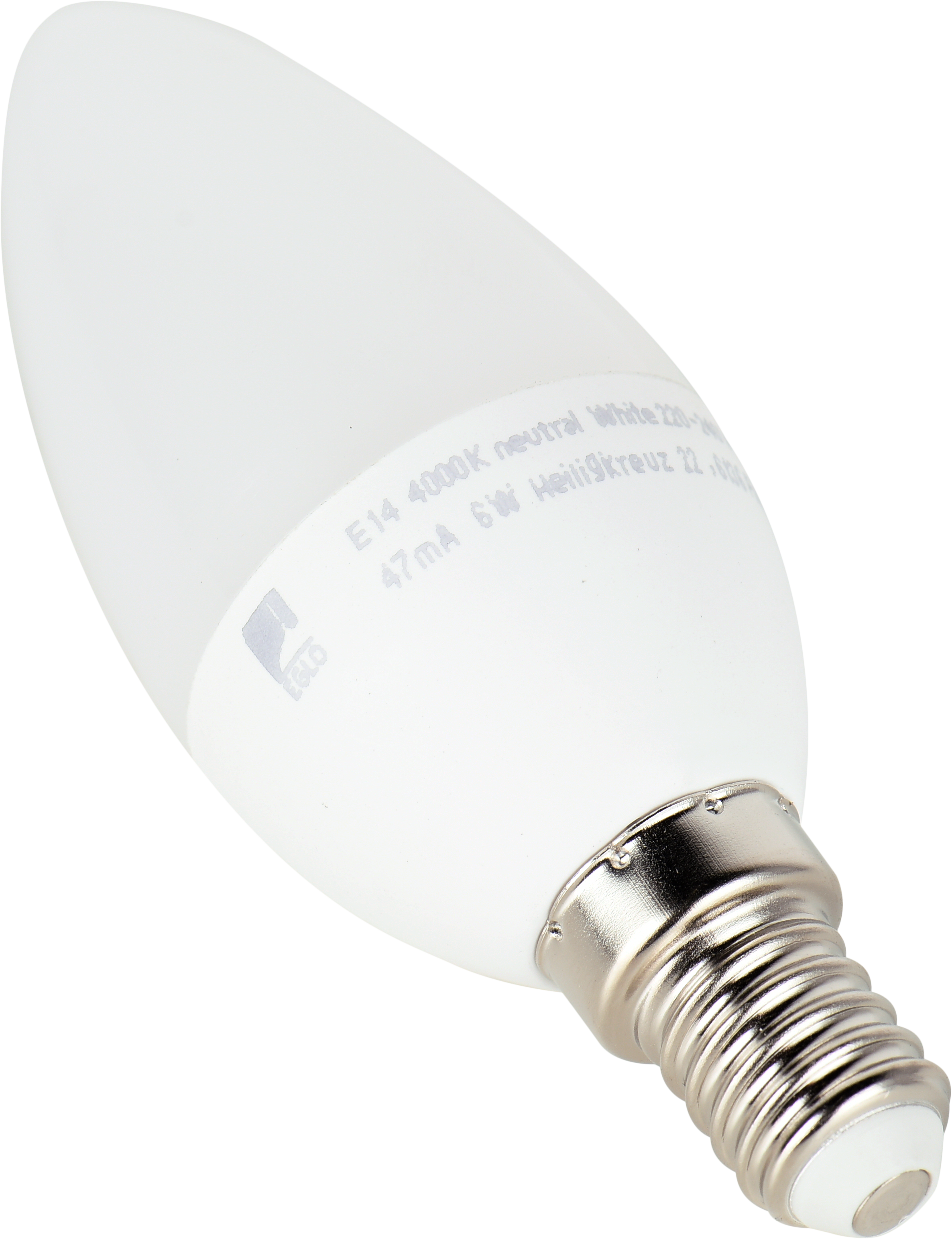 Lâmpada led click 4000k E14 vela 470LM branco - 3