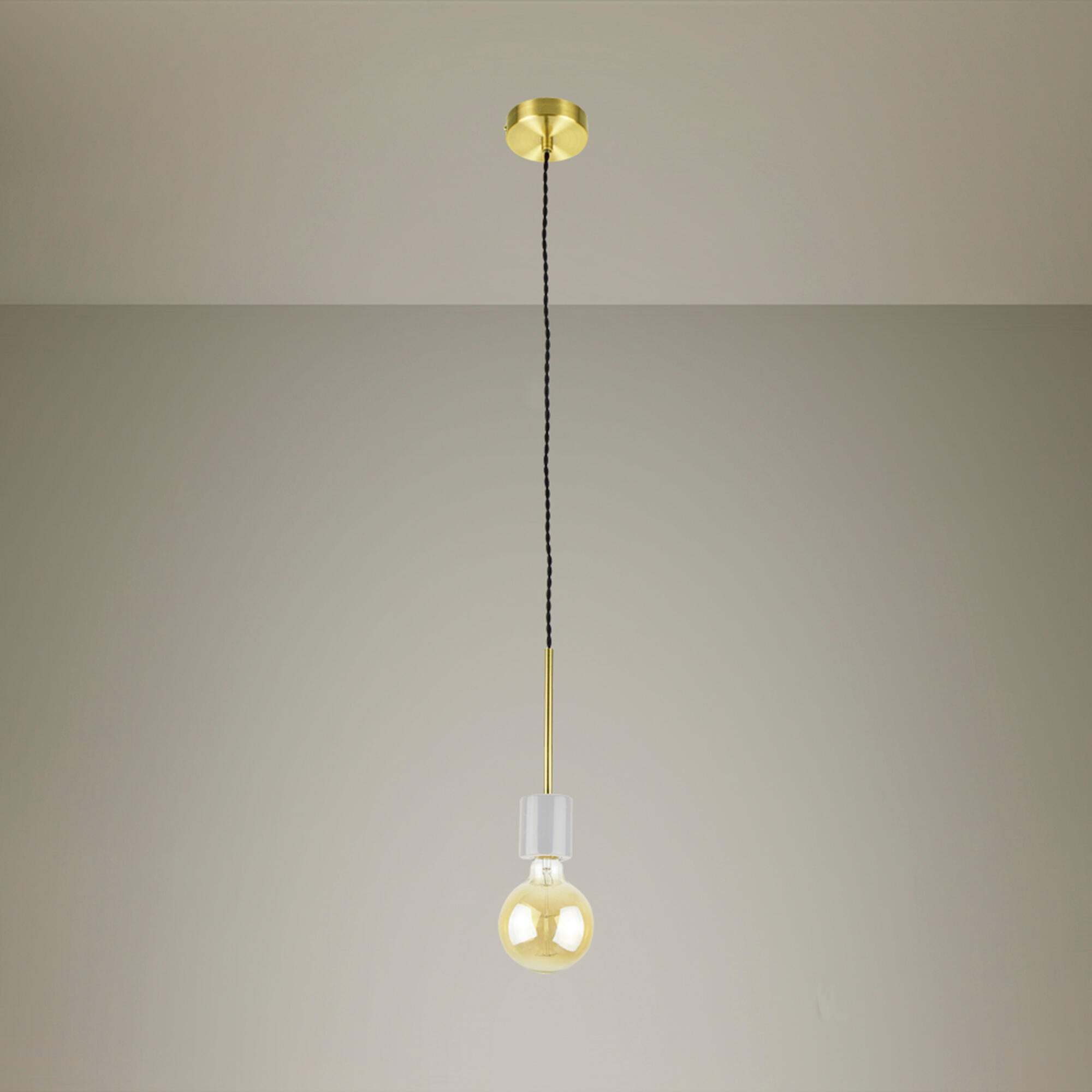 Lámpara de techo berlin blanca 1 luz