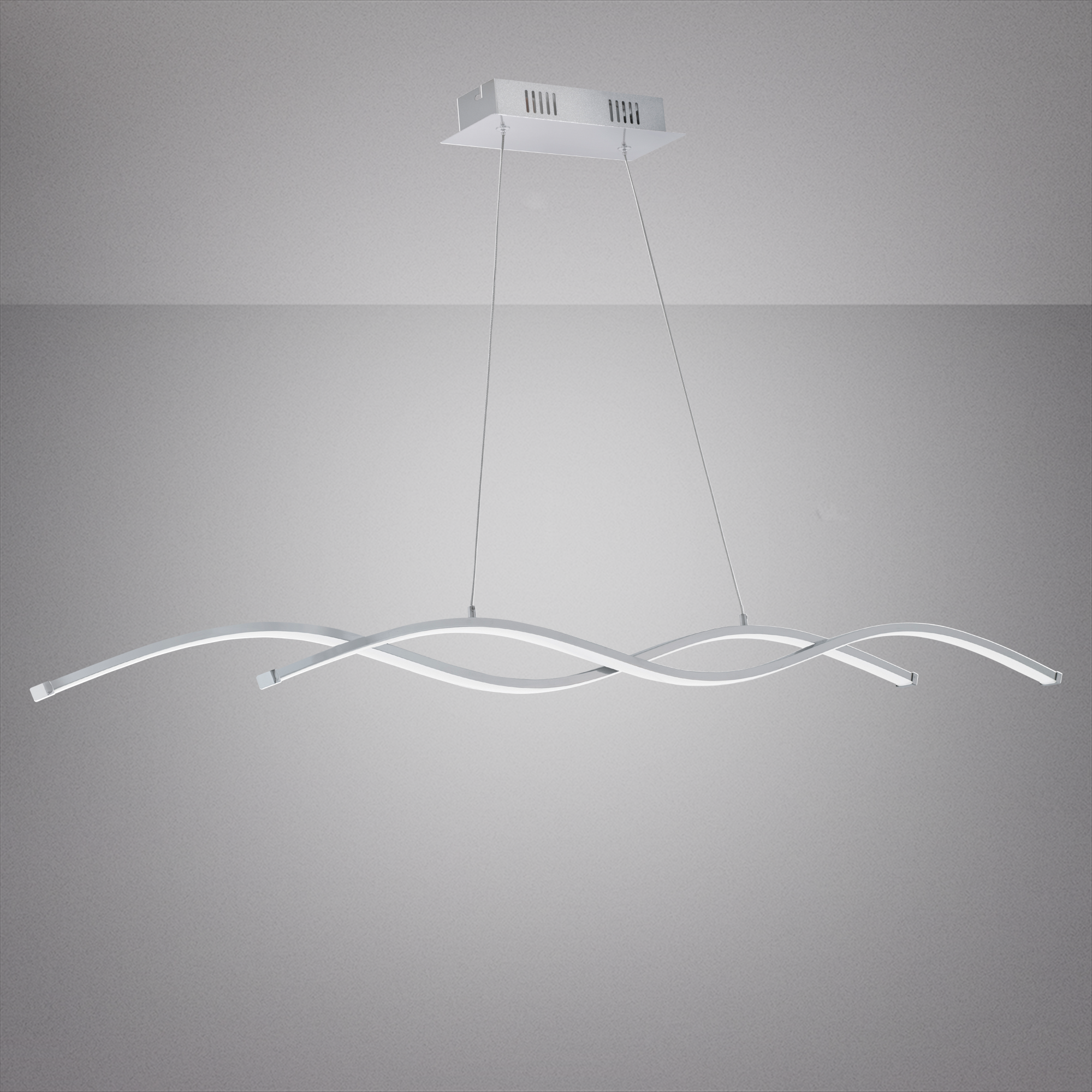 Lampadario LED moderno Lasana grigio Ø0cm, luce calda 3300 lumen, EGLO - 3