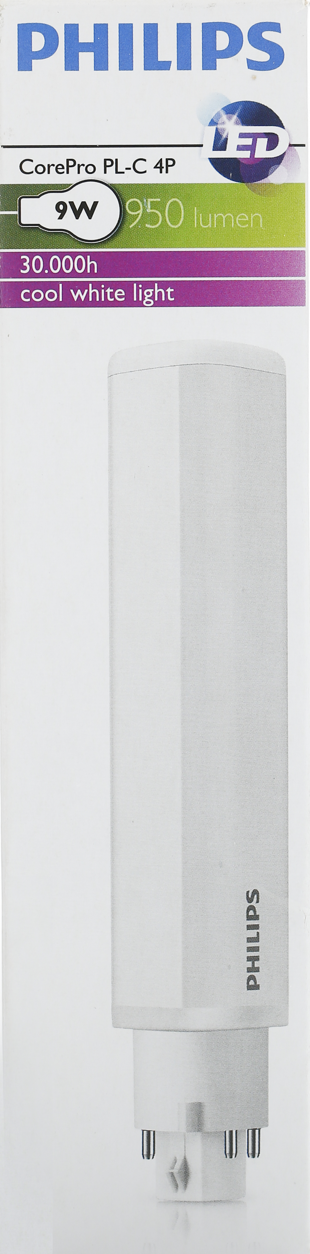 Lâmpada led PLC 9 w 840 4 polos G24Q-3 CorePro - 5