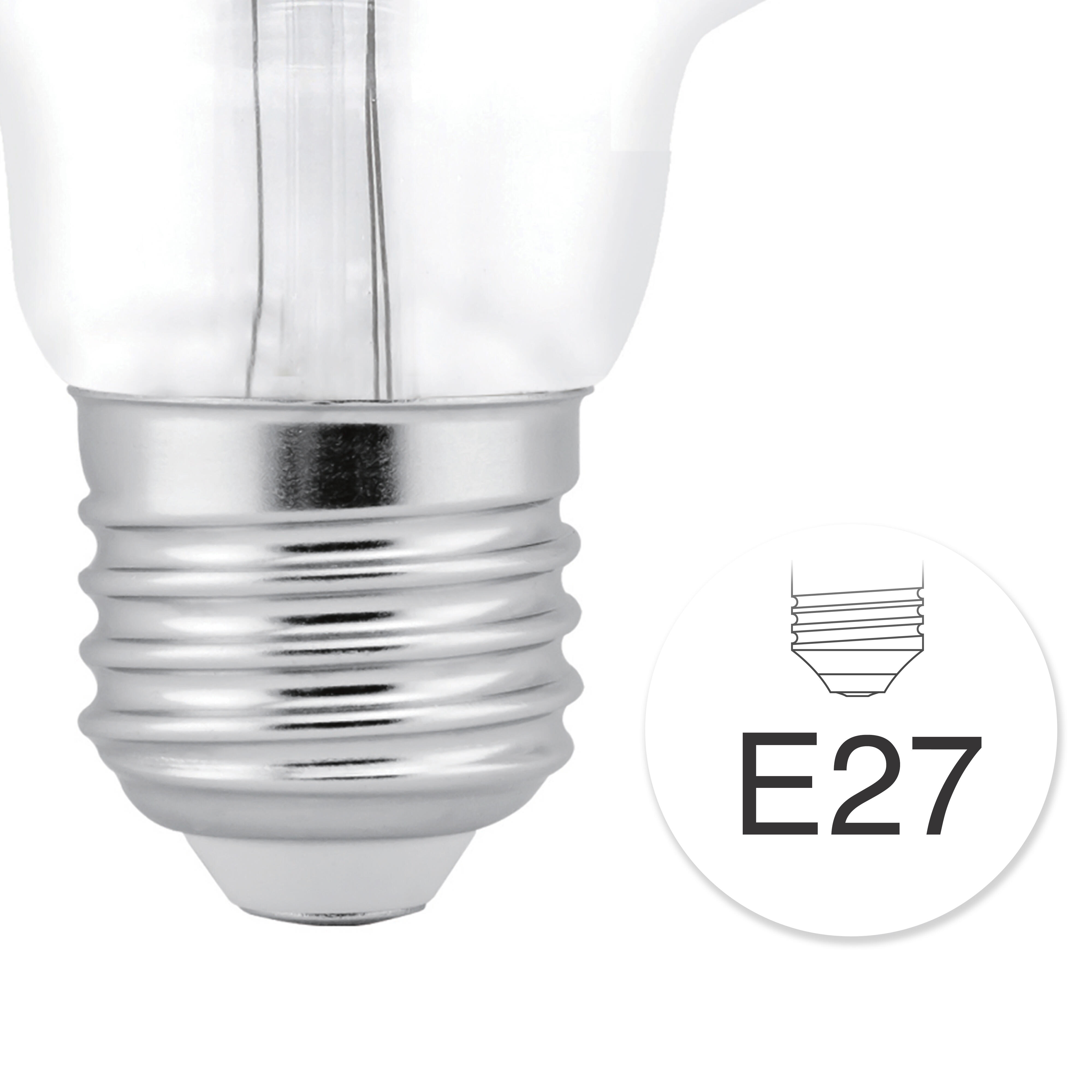 Lâmpada led decorativa E27 G125 1500 lm TRANSP - 3