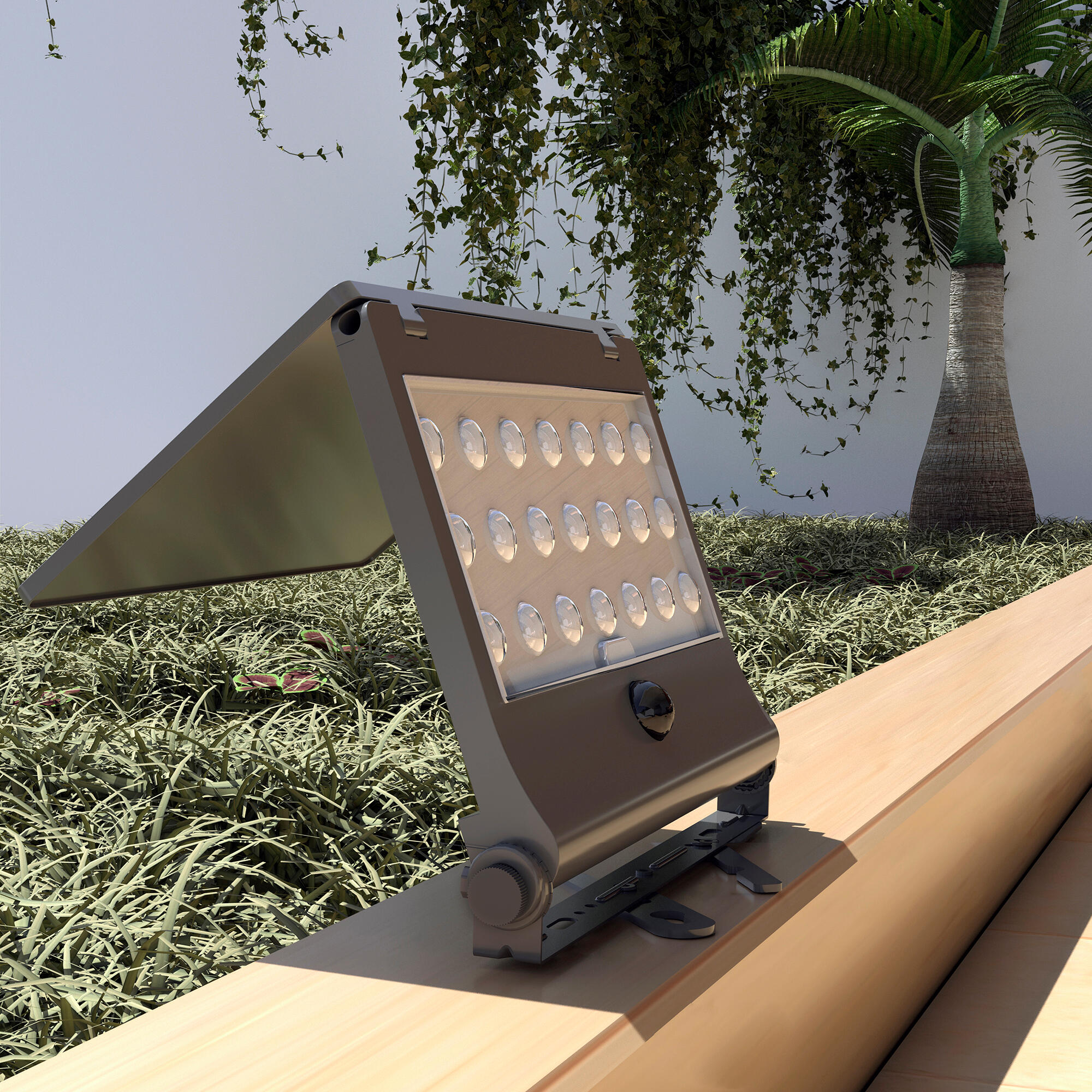 Proyector solar LED ARTE CONFORT Titan S 1000 lm IP65 con panel separado luz blanco neutro y detector de movimiento - 5