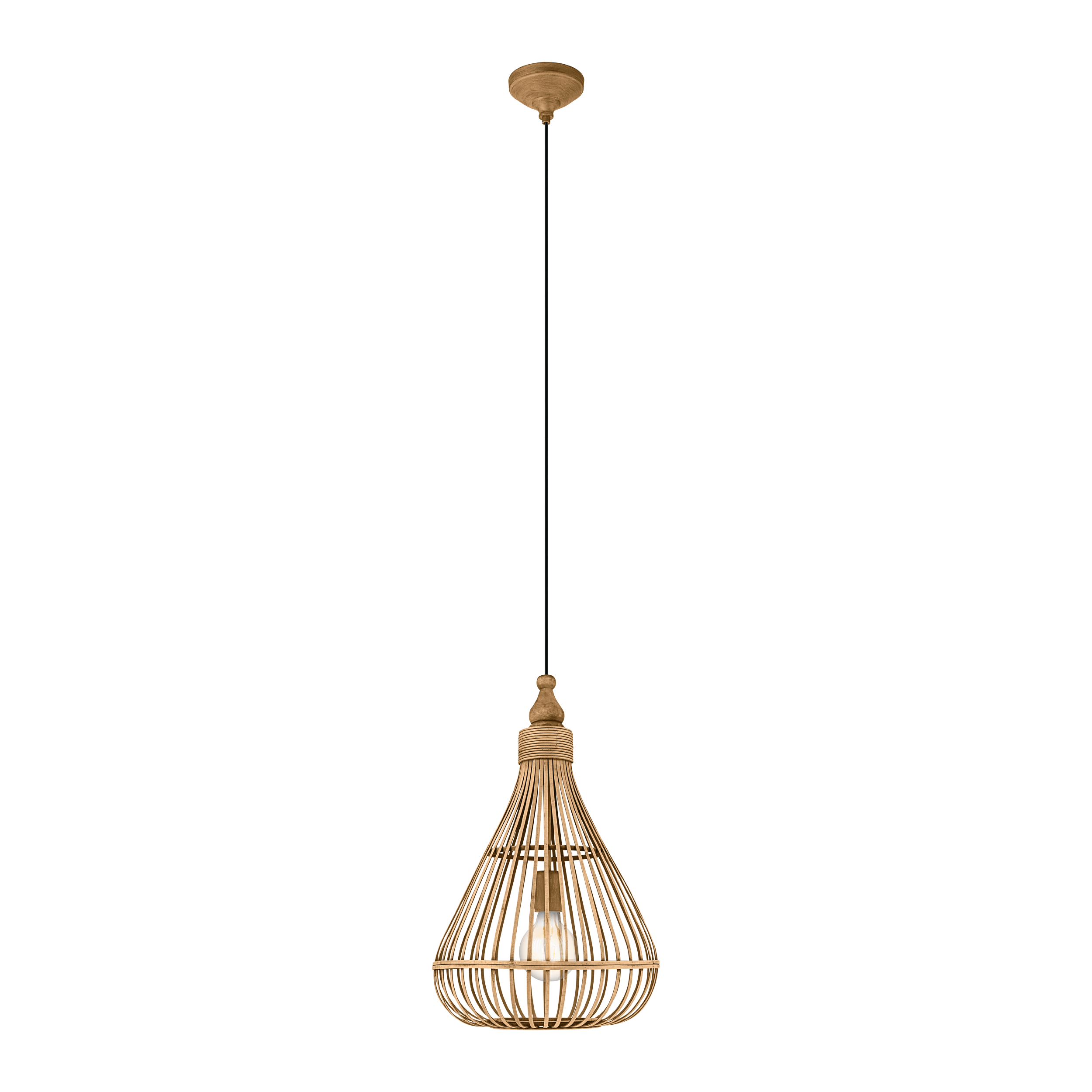 Lampa wisząca Amsfield Bambus E27 Eglo