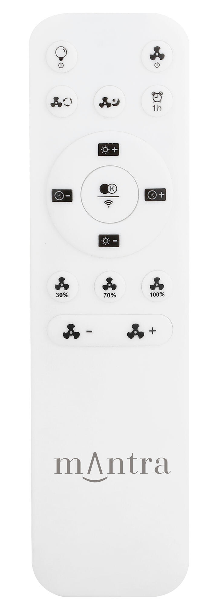 Ventilateur de plafond LED, Alisio mini, 52.5 cm, MANTRA, blanc - 7