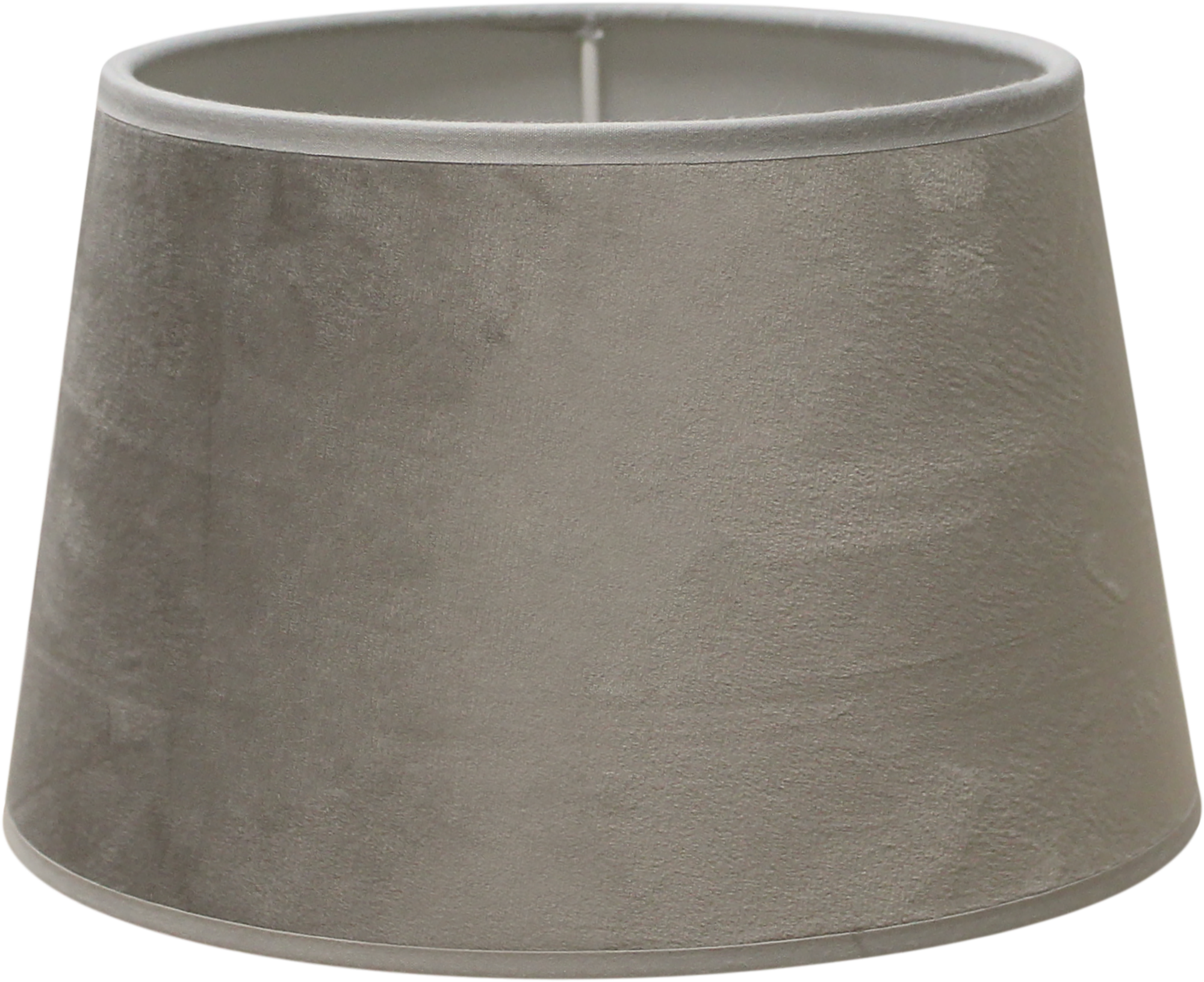 Pantalla terciopelo inspire gris ø20 cm