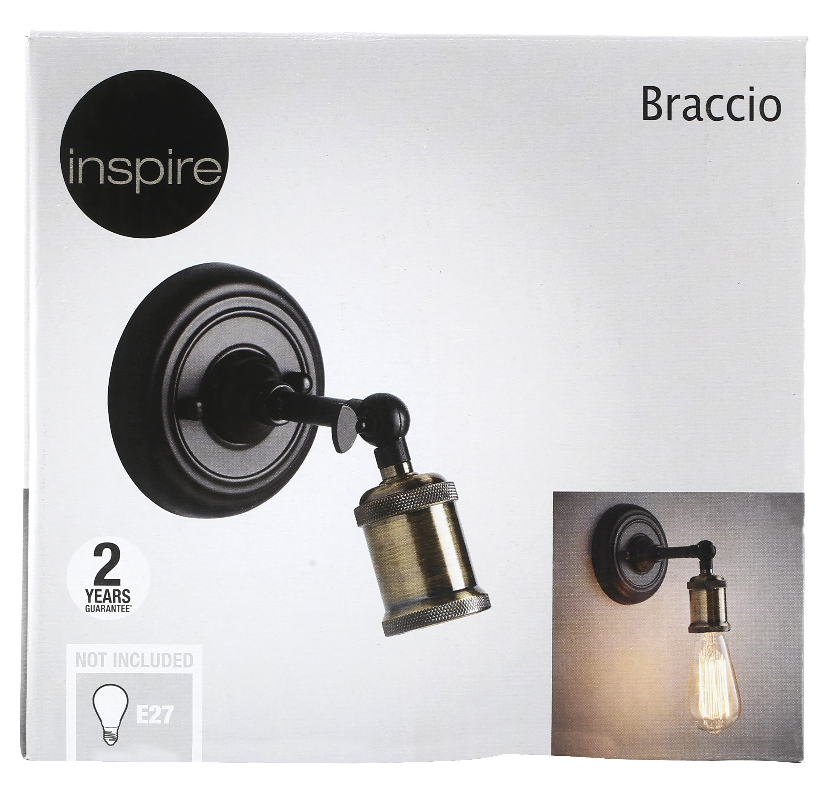 Candeeiro de parede INSPIRE LED METÁLICO - 6