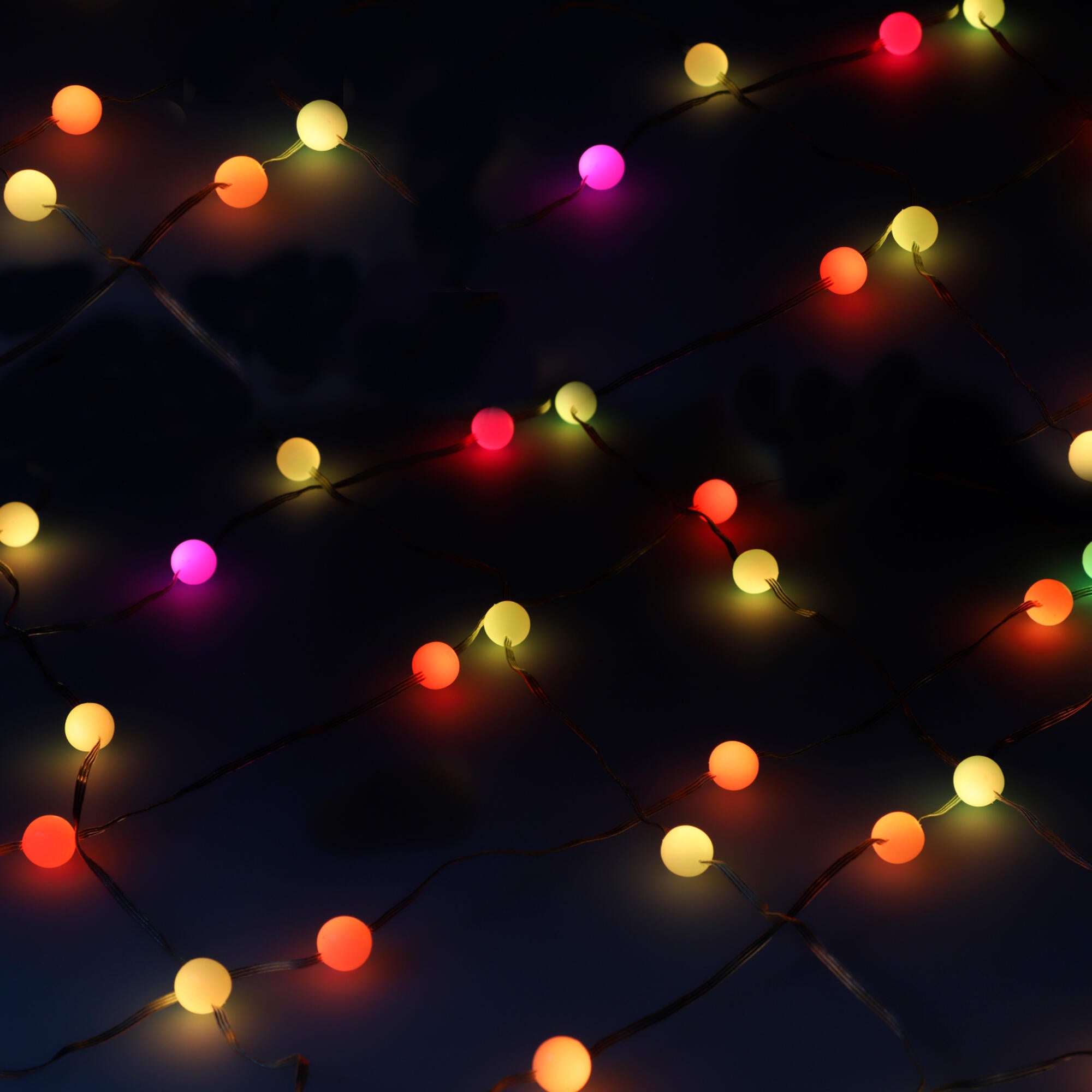 Grinalda solar LED 10M RGB MULTICOR - 2