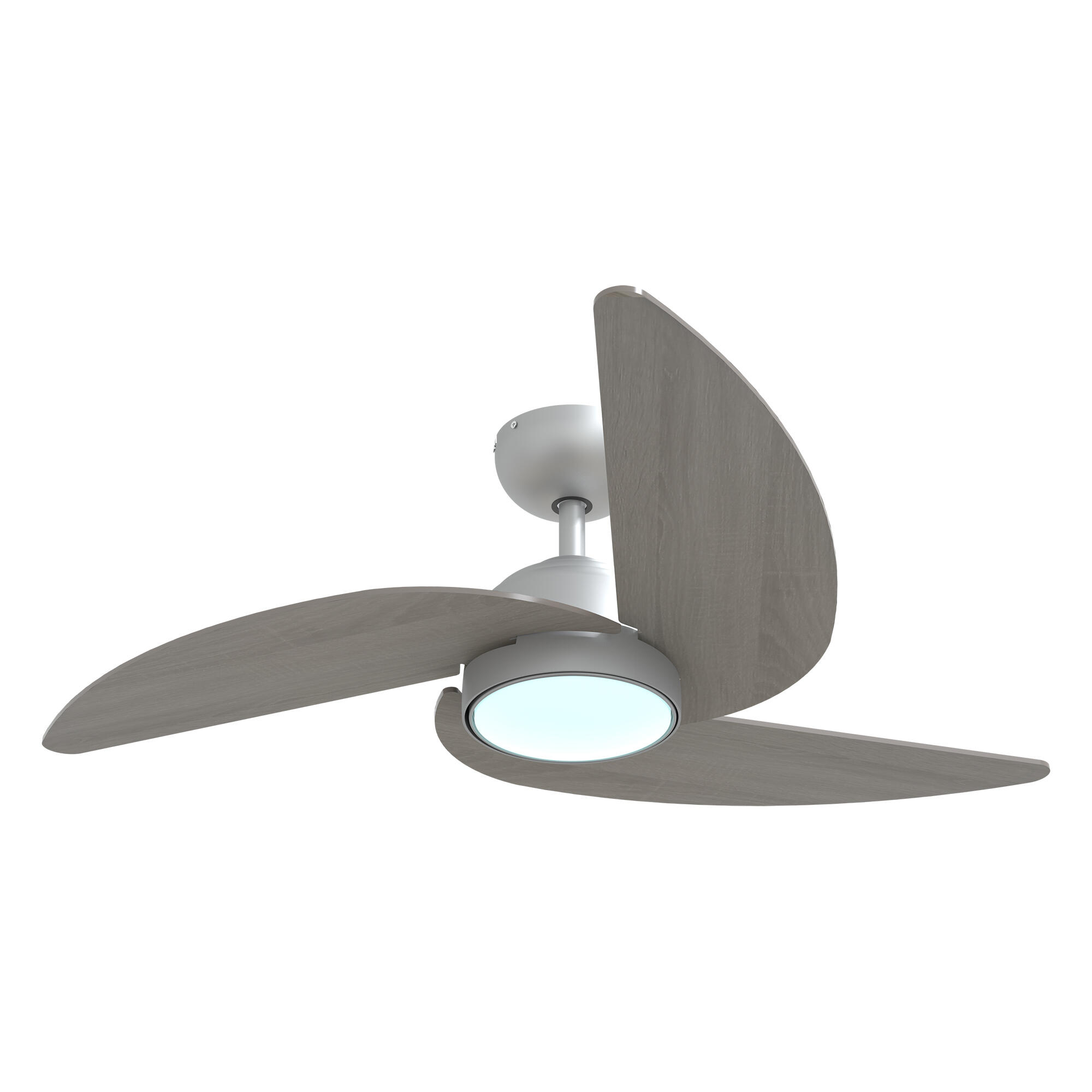 Ventilador de techo con luz motor DC Azores plata - 5