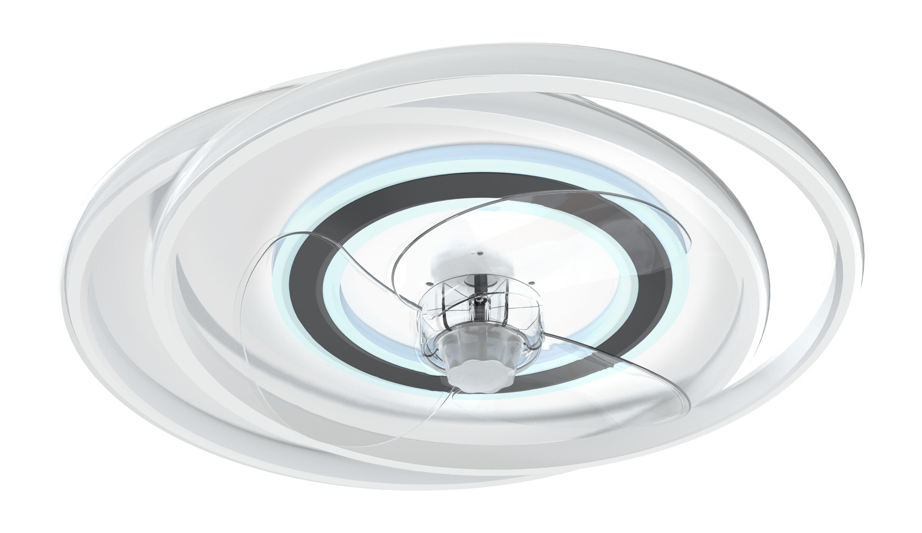 Ventilador de techo con luz motor DC Nerja de 49 cm blanco - 9