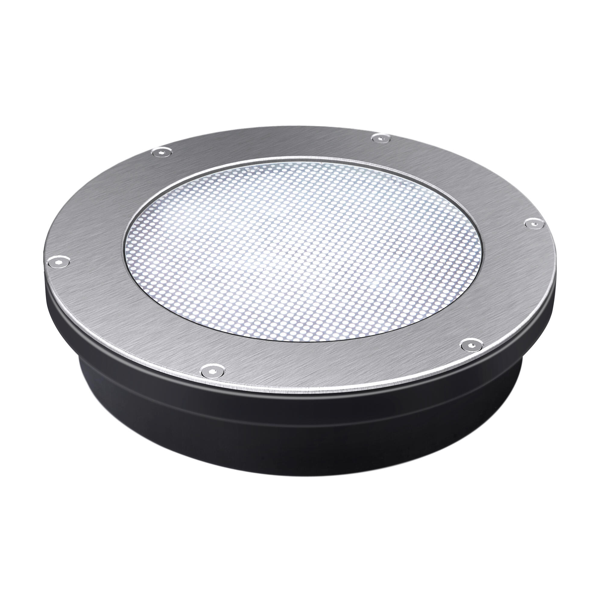 Foco solar LED Polaris cromado - 3