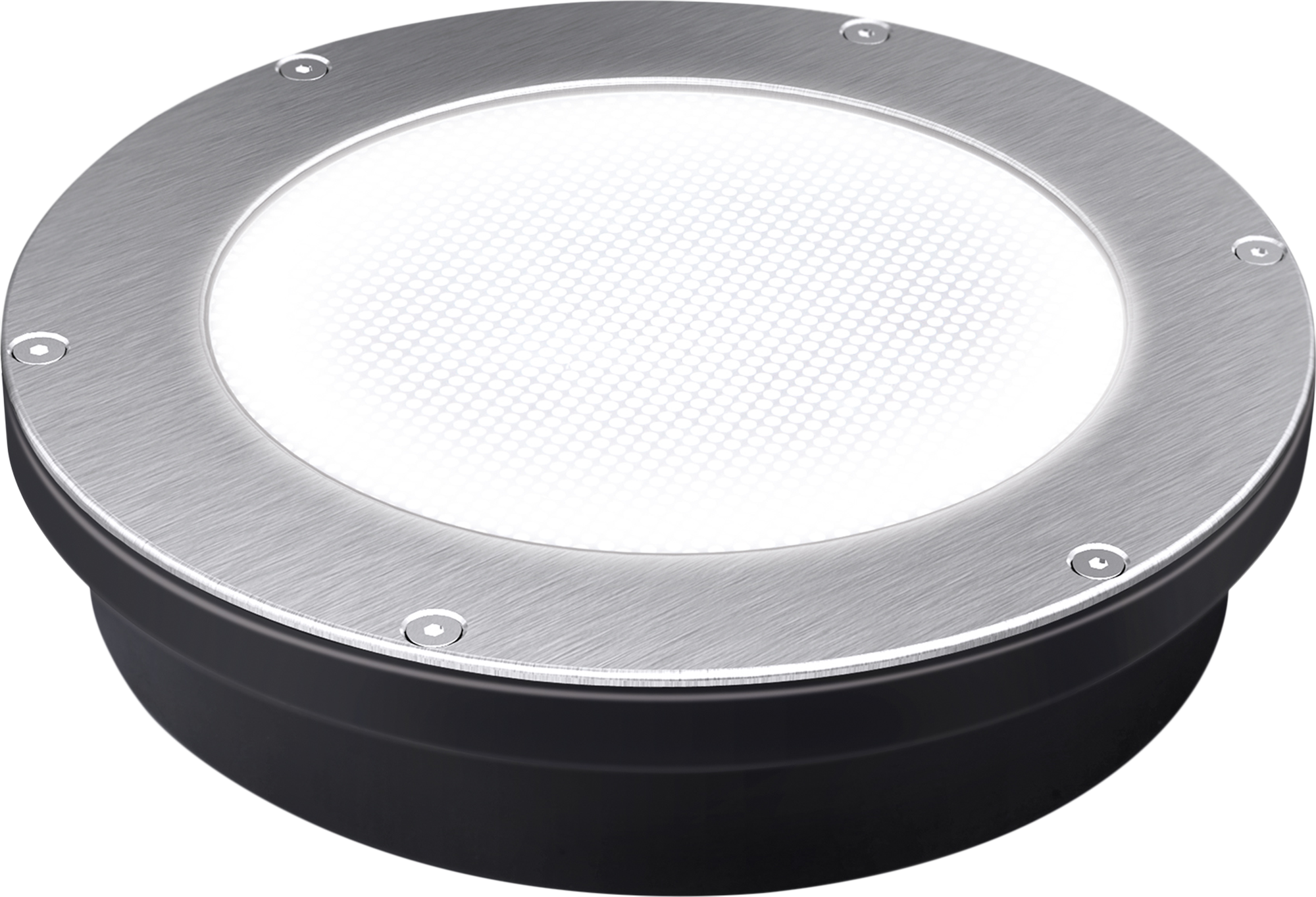 Foco solar LED Polaris cromado - 4