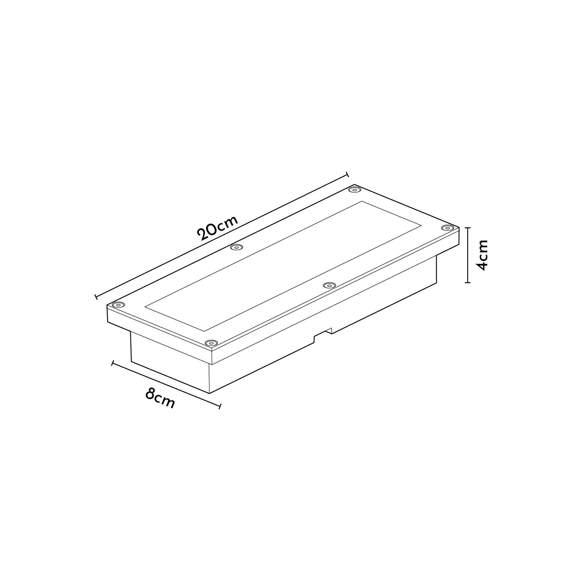 Foco solar LED Linear negro 150 lm blanco neutro - 7