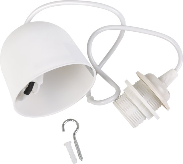 Cabo para candeeiro suspenso JULY 1 LUZ E27 BRANCO