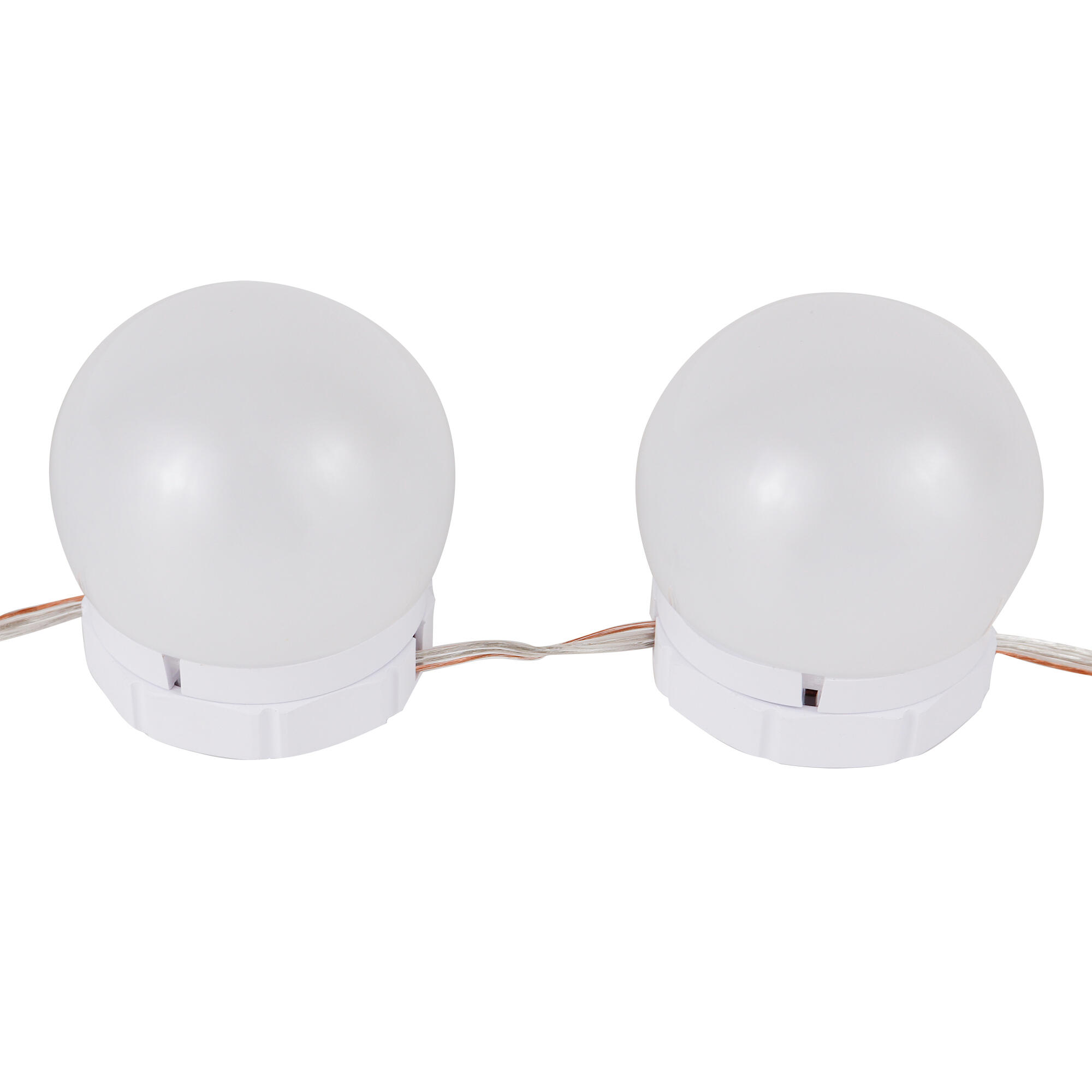 Aplique de 10 luces en guirnalda para espejo 8,5W CCT dimable IP44 con usb - 5