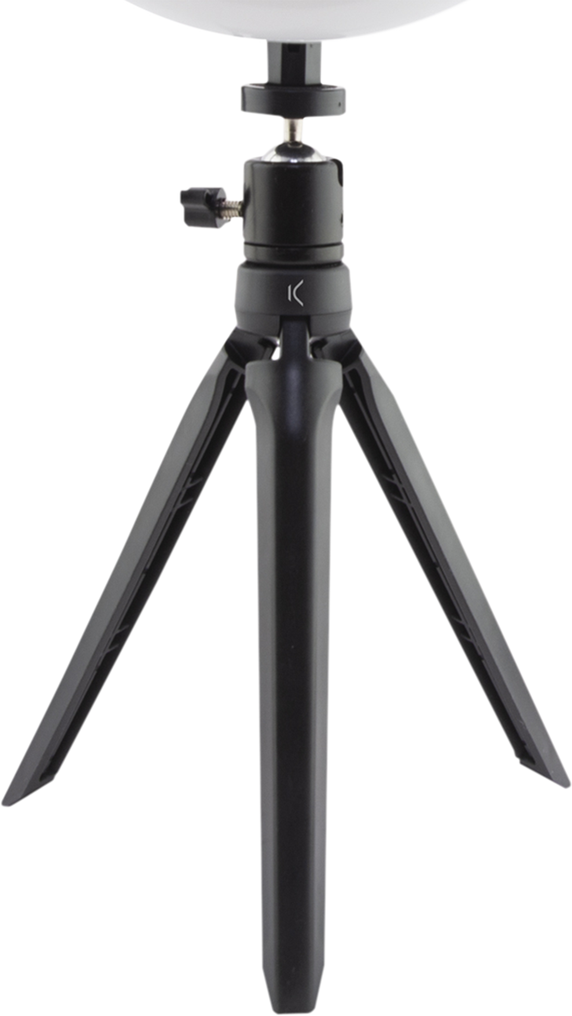 Lámpara de mesa LED con control de la intensidad de la luz Selfie KSIX con estructura negra pantalla blanca CCT 3000K-6500K alimentación a red - 5