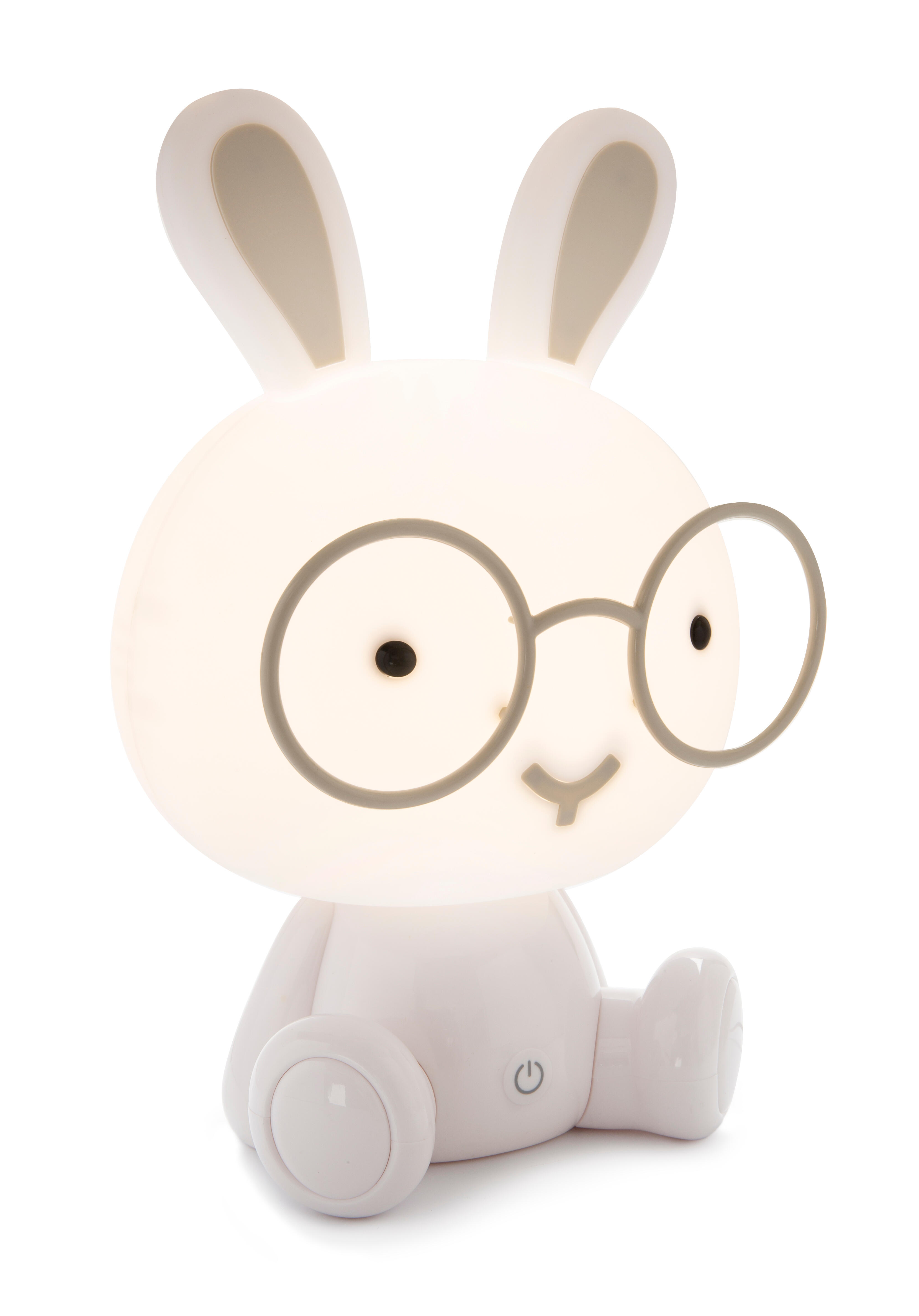 Lámpara de mesa táctil LED Bunny Touch SEYNAVE con estructura blanca pantalla blanca luz neutra 4000K - 3