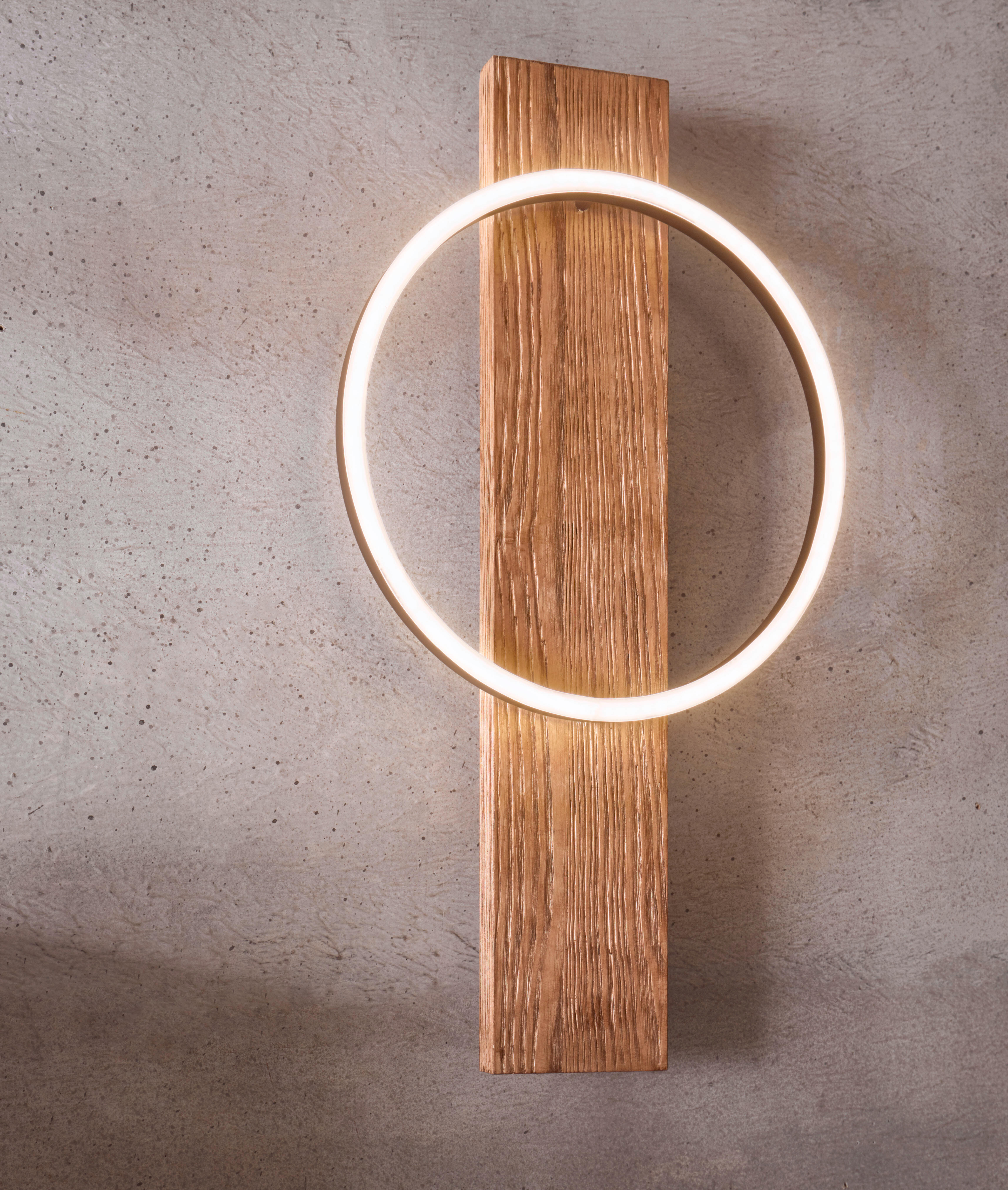 Eglo Aplique De Pared Led Boyal De Acero Luz Cálida 3000K Ip20 1700 Lm Marrón , Leroy Merlin
