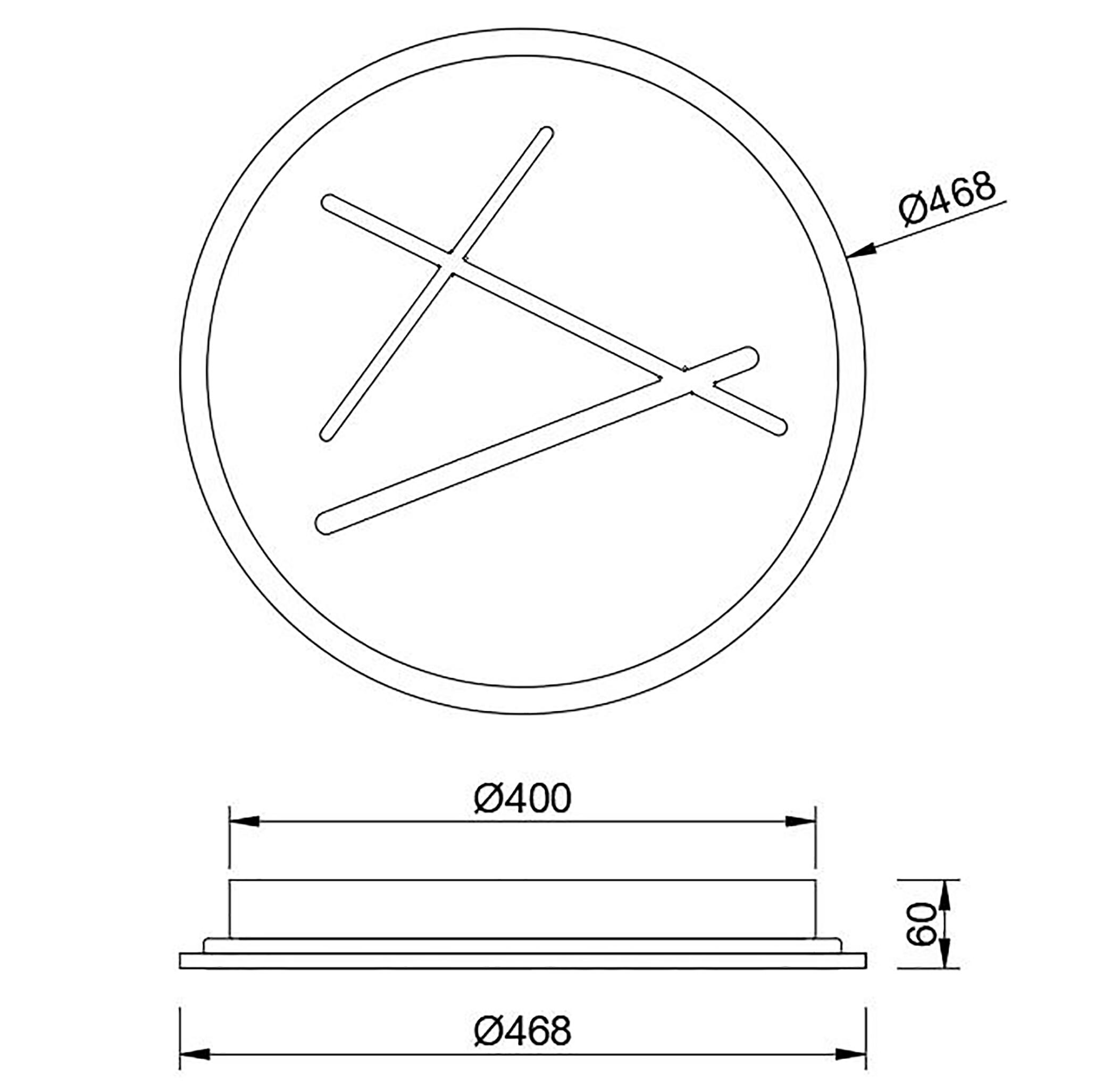 Plafon LED Kenzo de 40W 4000K Leroy Merlin