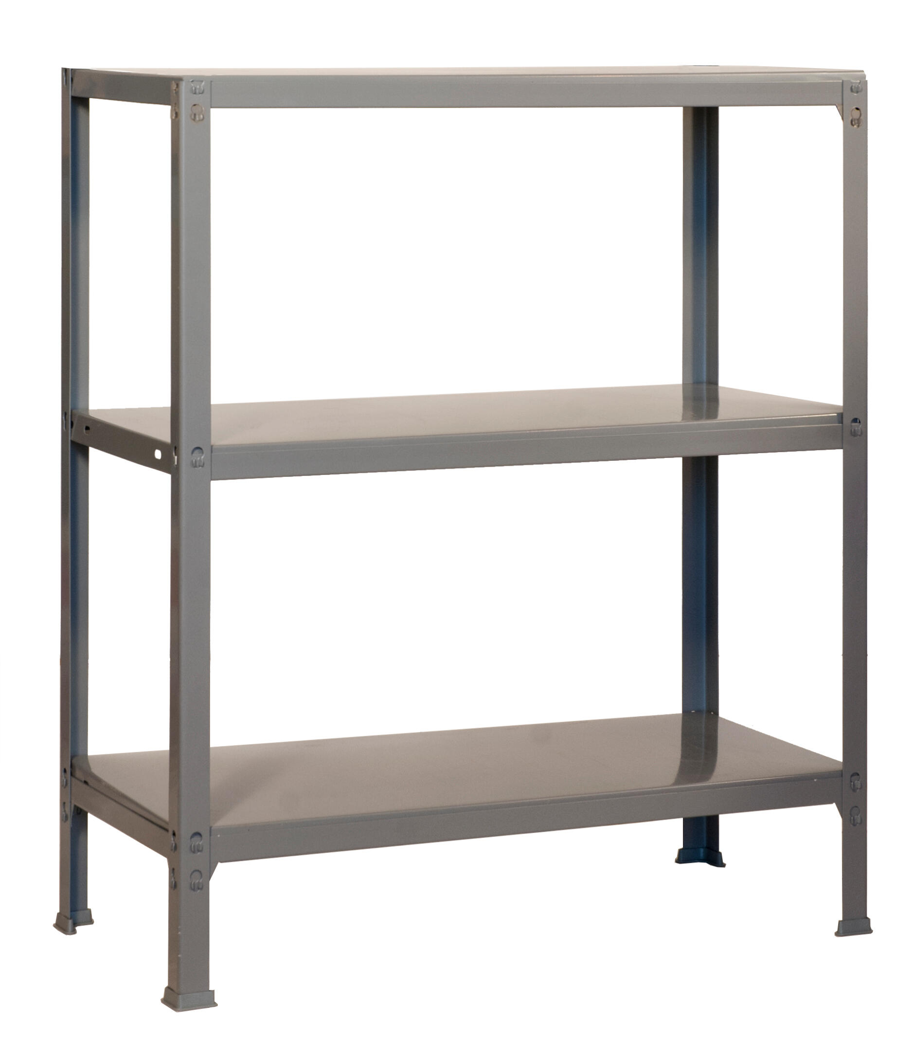 Estantería sin tornillos fileclick plus gris 90x100x36