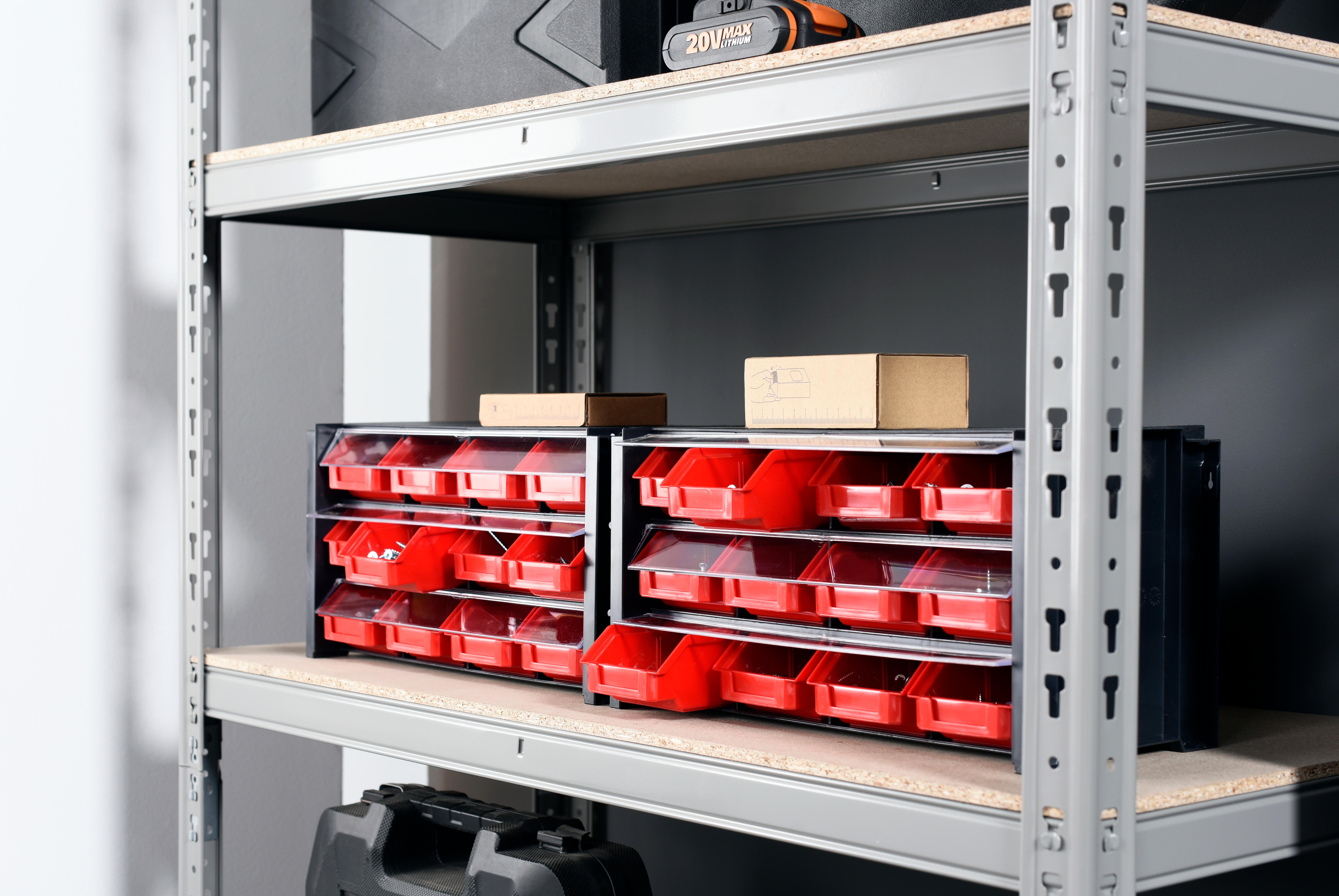 Módulo organizador empilhável com 12 divisões 19x36x17 cm Tayg - 10