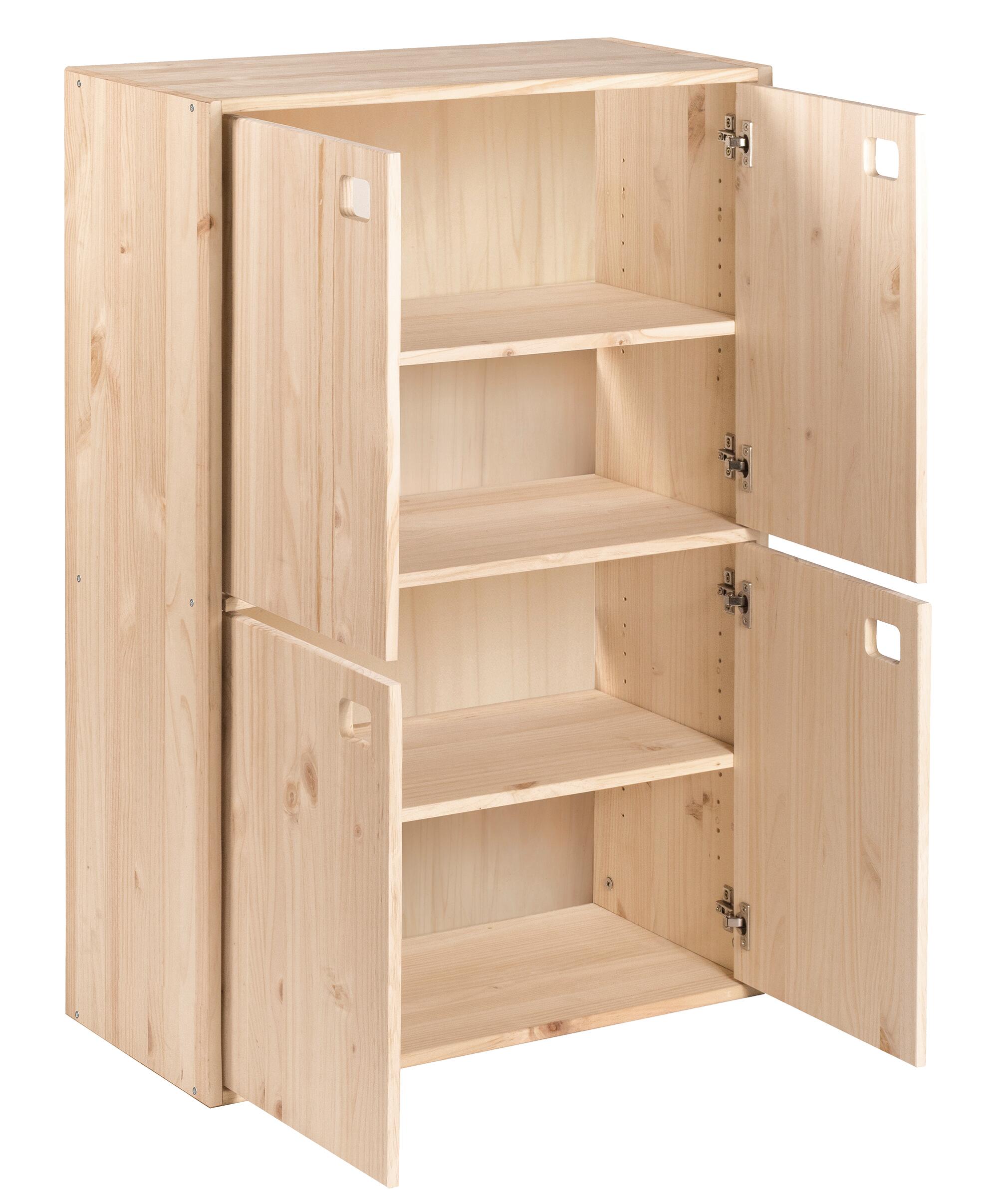 Estantería de madera en kit Dinamic de 70,8x105,4x33 cm y 50 kg max, por balda - 19