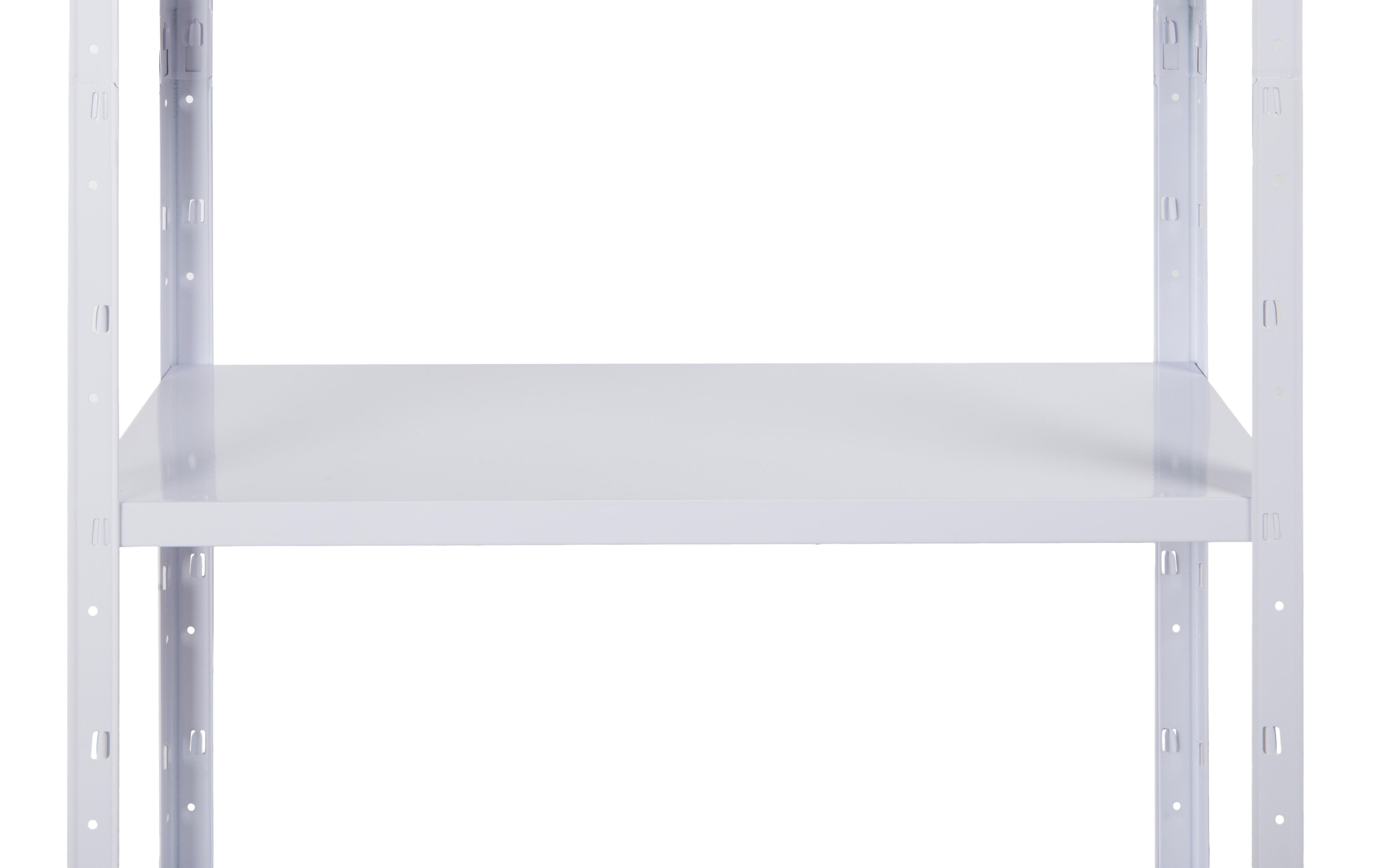 Estante metálica branco 5 prateleiras 180x90x30 cm 70 kg Spaceo - 11