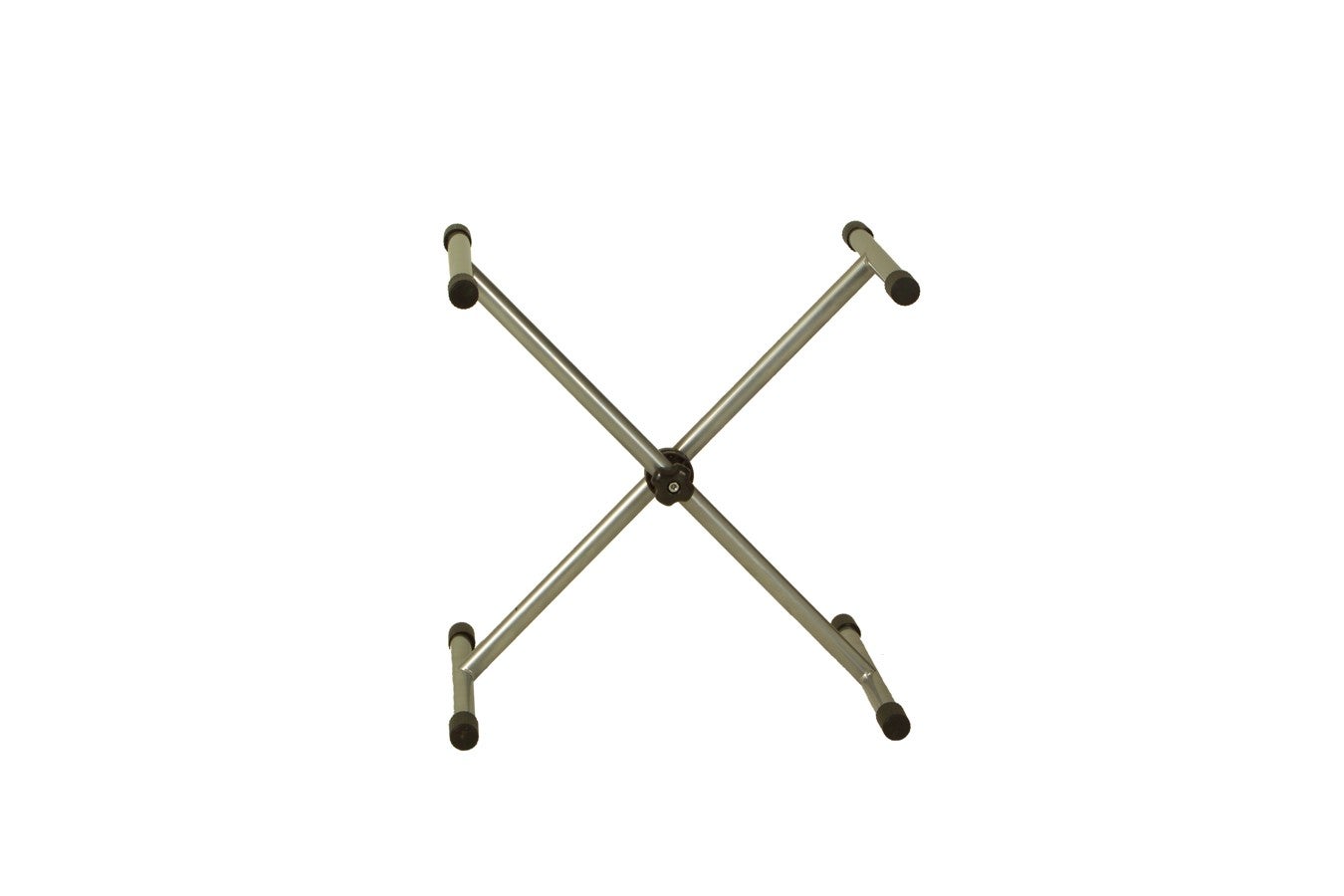 Caballete de acero gris / plata regulable y altura de 107 cm