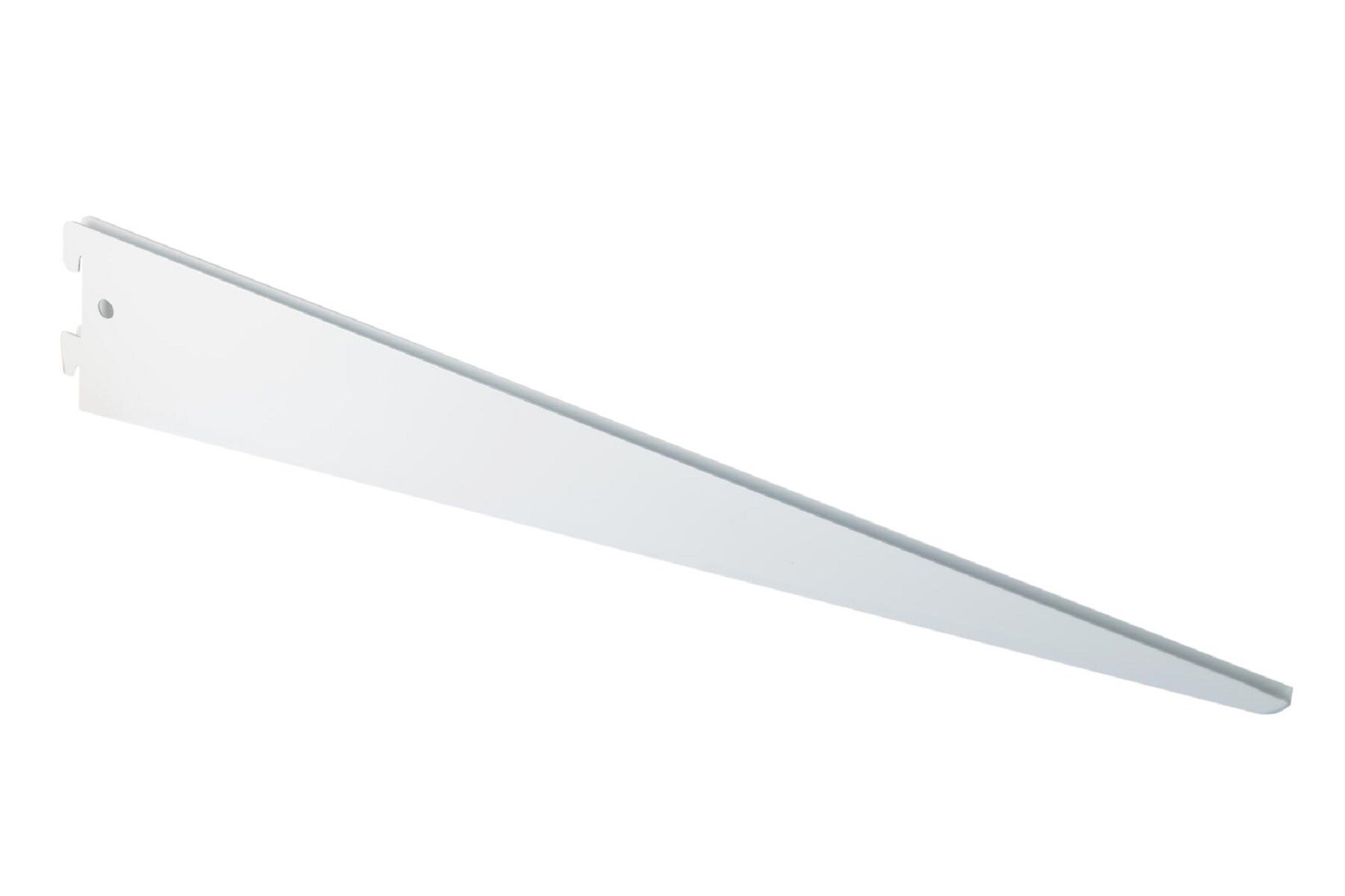 1 cartela para cremallera doble de acero blanco 47 cm