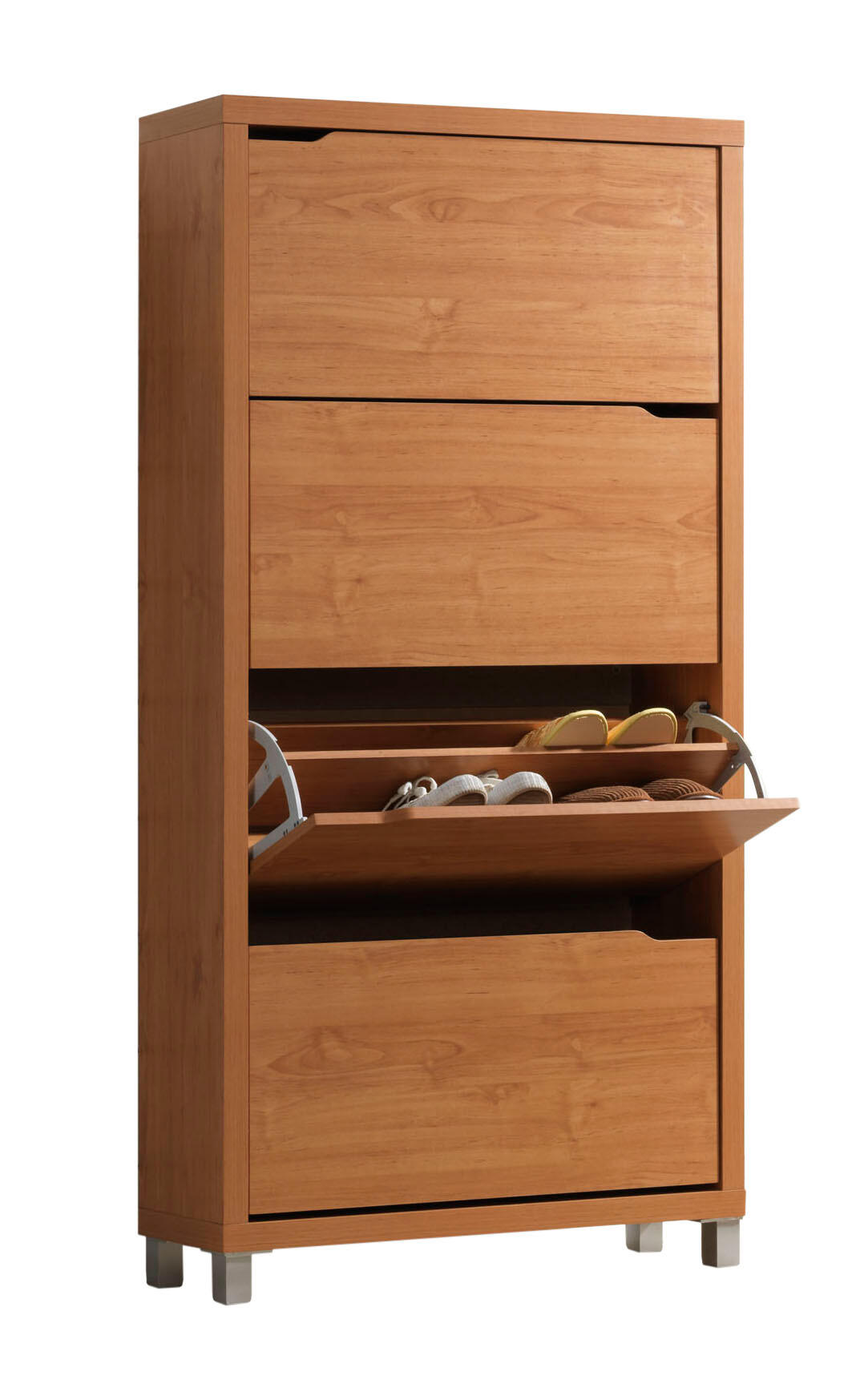 Zapatero kubox cerezo para 24 pares de 79x155x24 cm