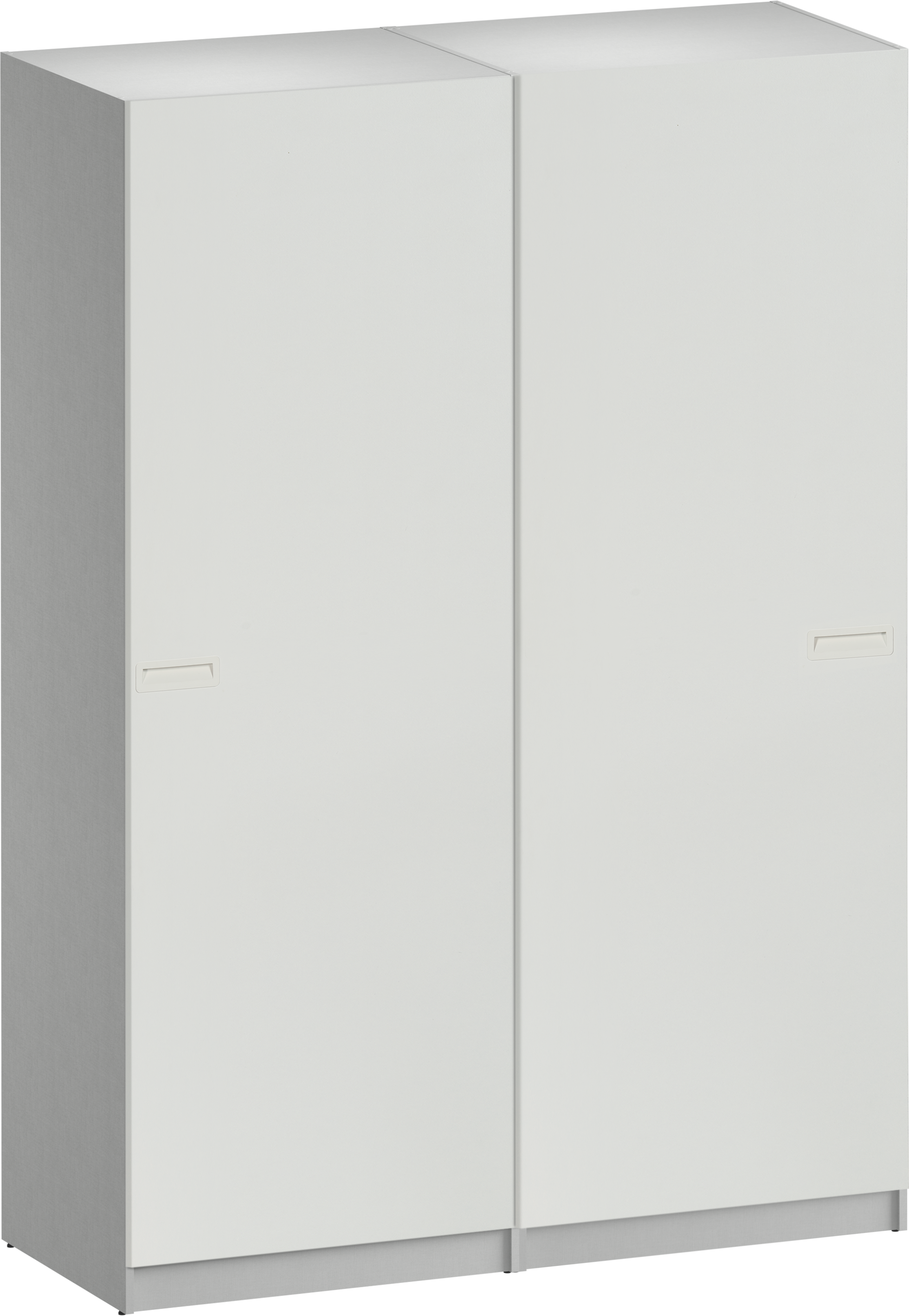 Armario ropero puertas corredera spaceo home tokyo blanco 240x120x60cm