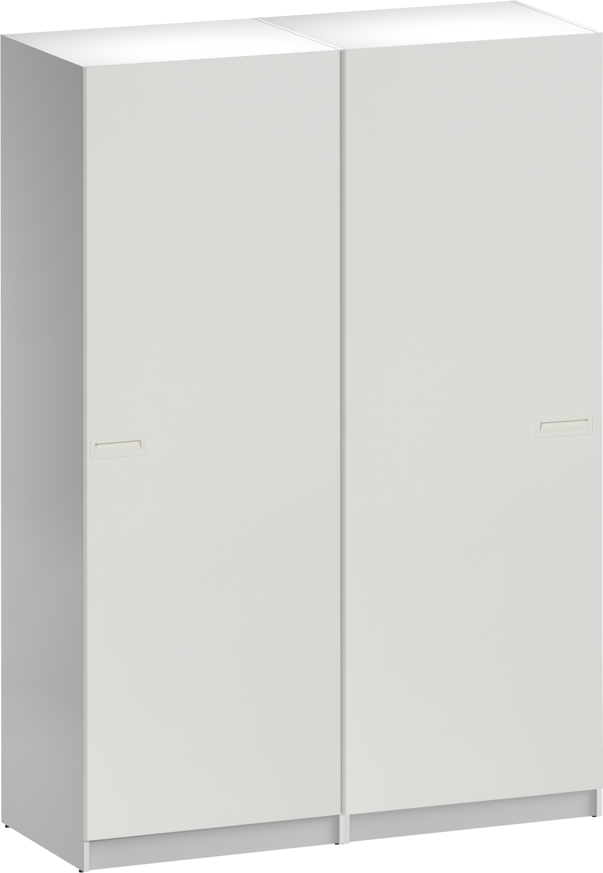 Armario ropero puertas corredera spaceo home tokyo blanco 240x120x60cm