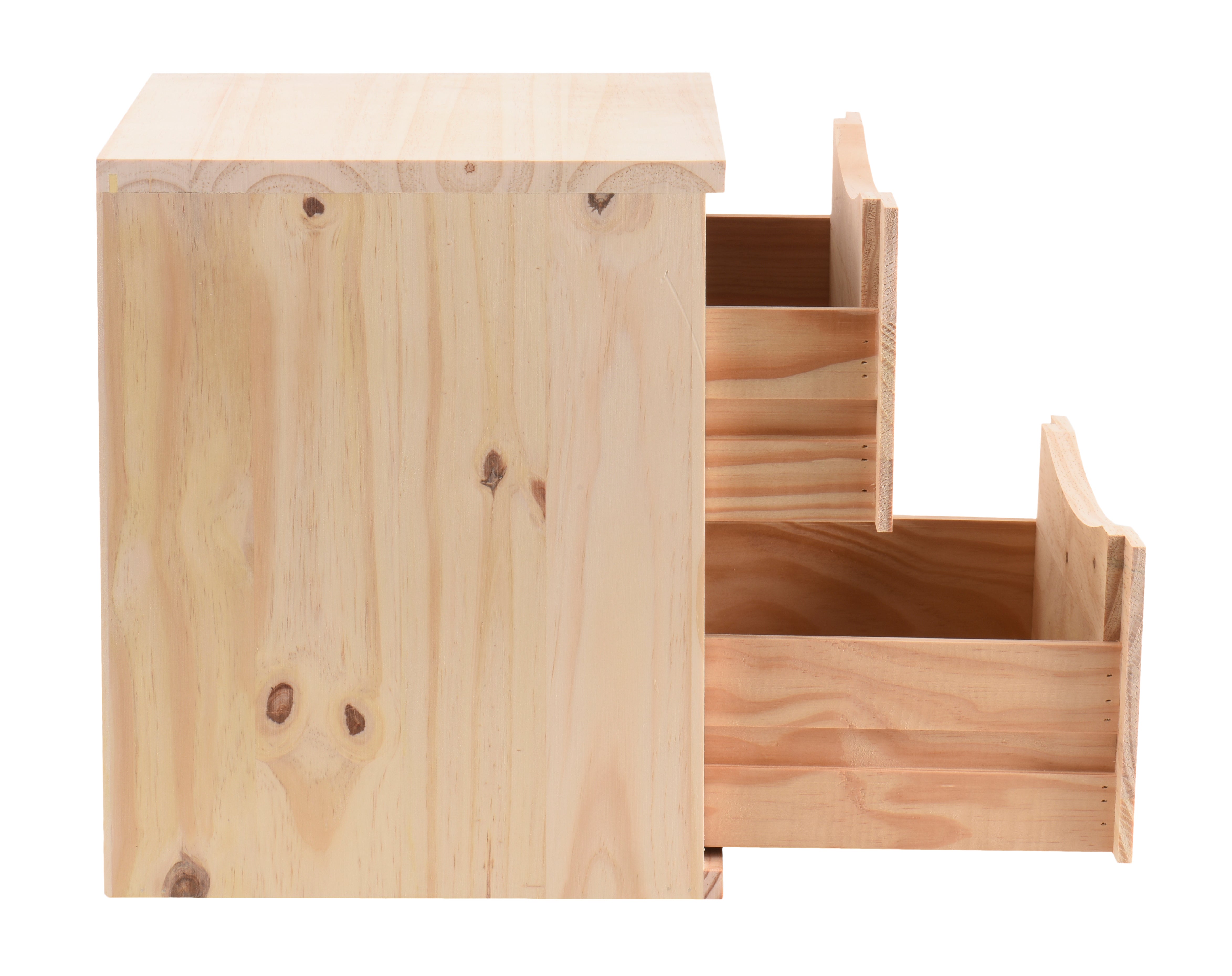 Cajonera de madera  de 36x30x36cm y capacidad 38l - 4