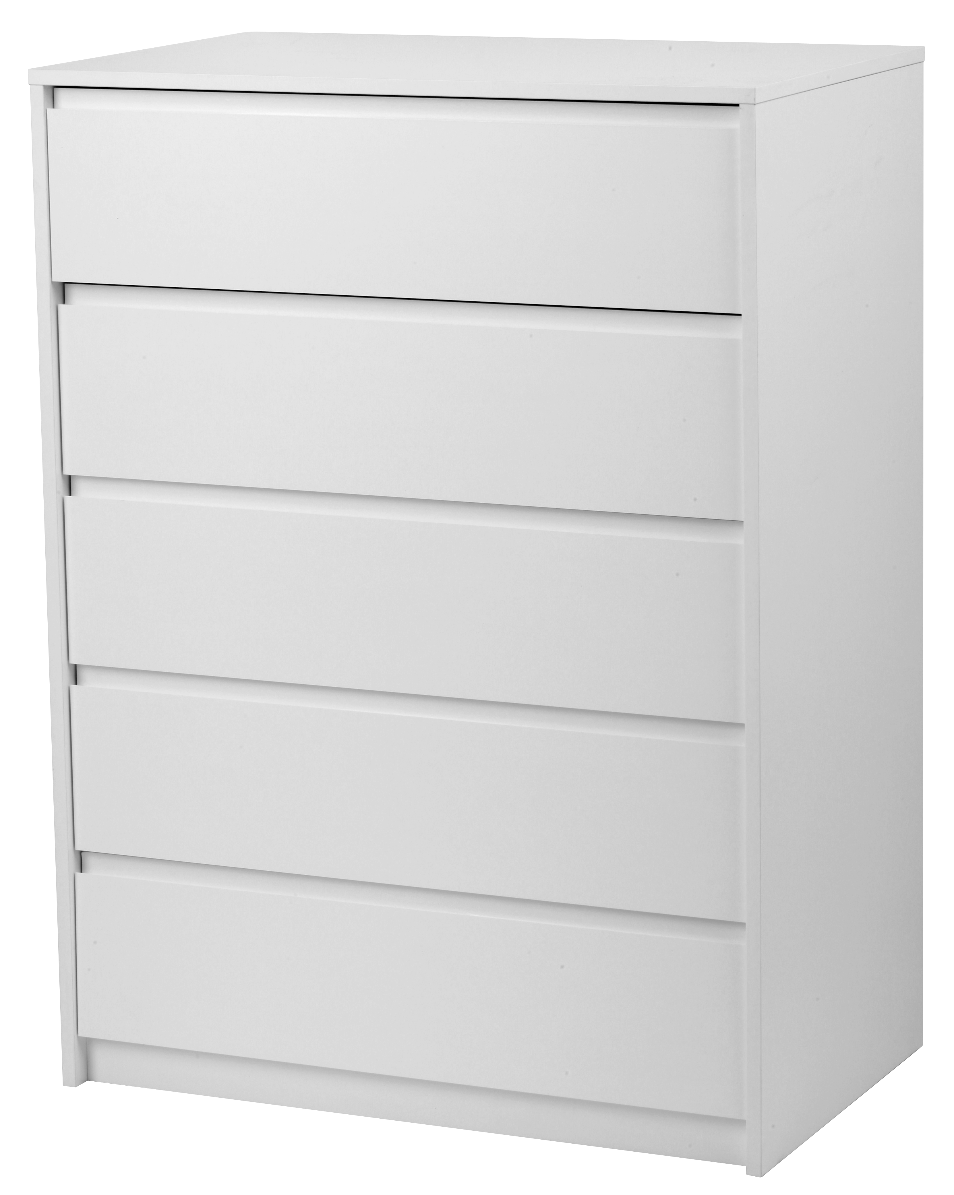 Cómoda 5 GAVETAS 109X80X48CM BRANCO - 3