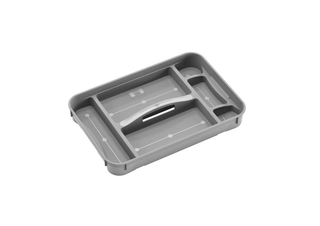 Bandeja ordenación para la serie Spaceo TBox en los tamaños cajas 35L,45L y 65L.