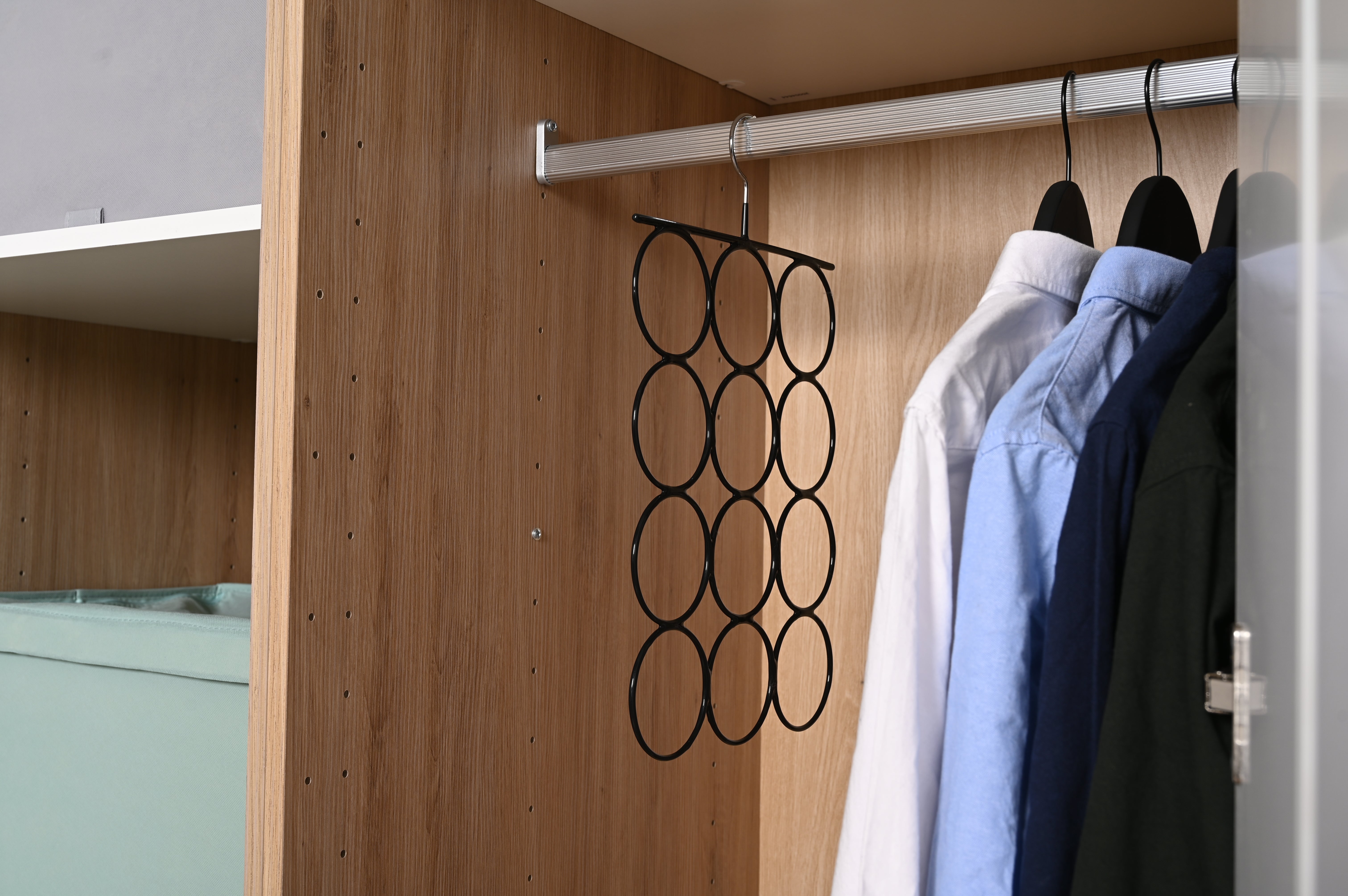 Cabide para 12 lenços SPACEO CABIDE 12 LENÇOS METAL - 18