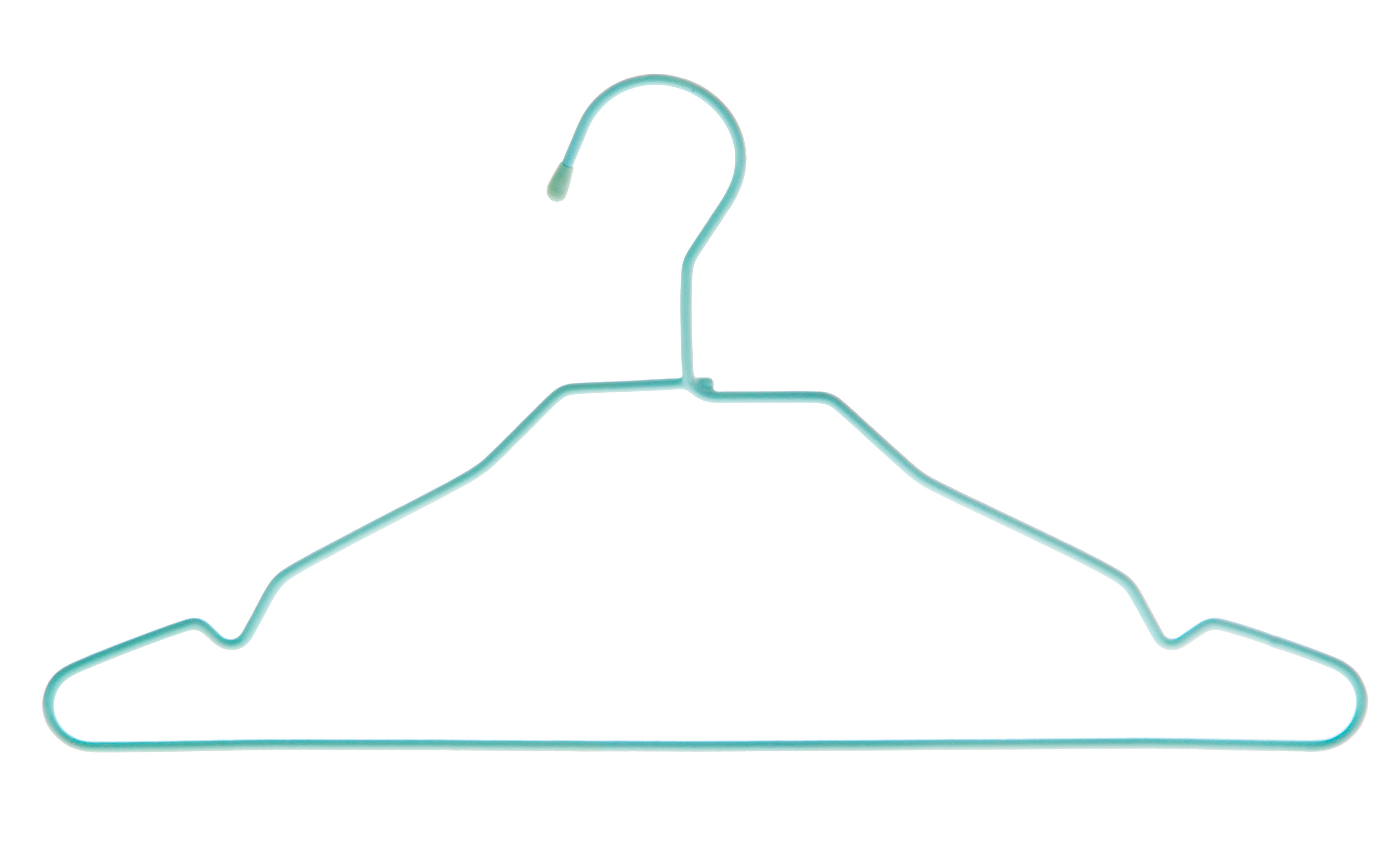 Pack 6 perchas basicas aguamarina - 2