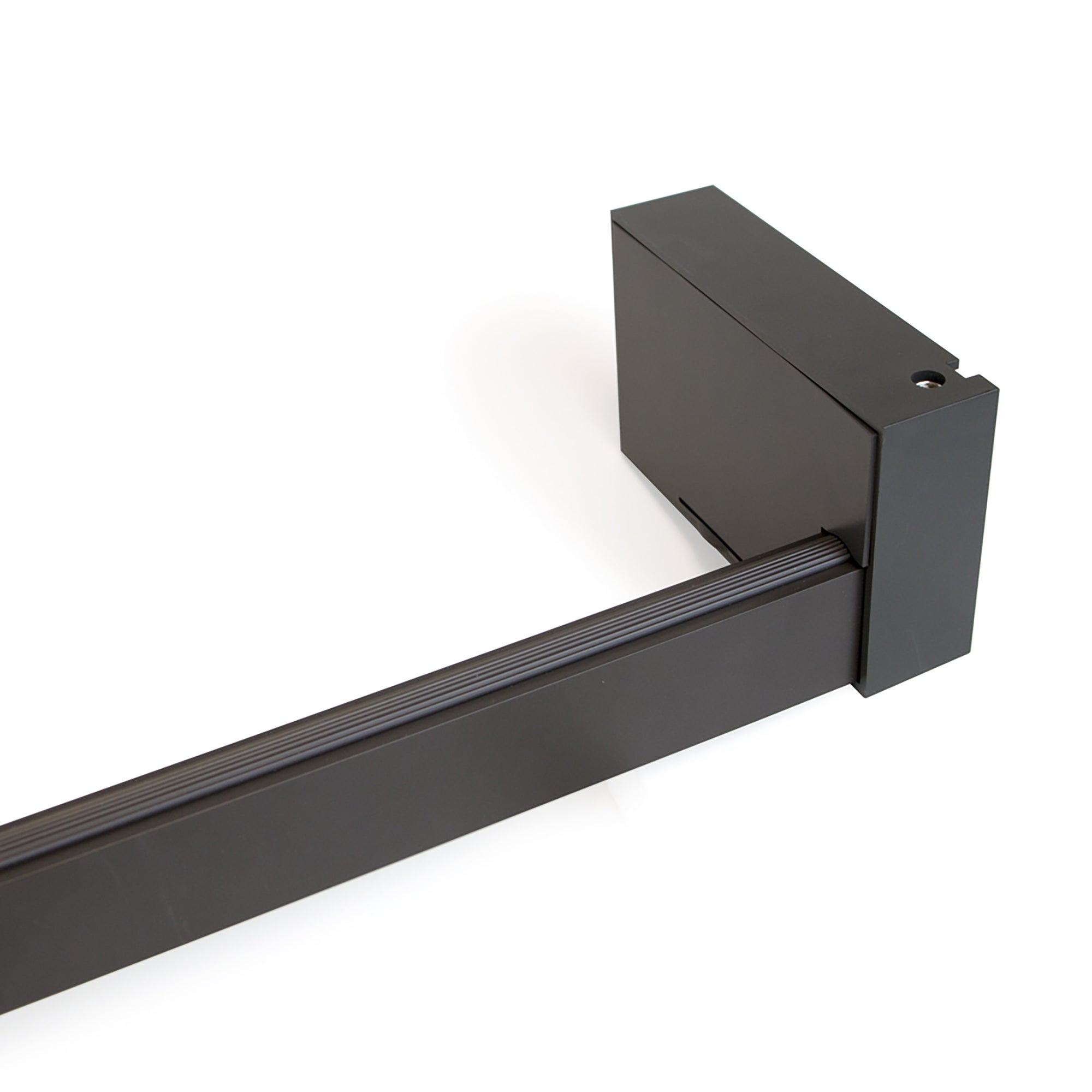 Barra para armario moka con luz LED y sensor. Ancho regulable 70.8-85.8cm - 3