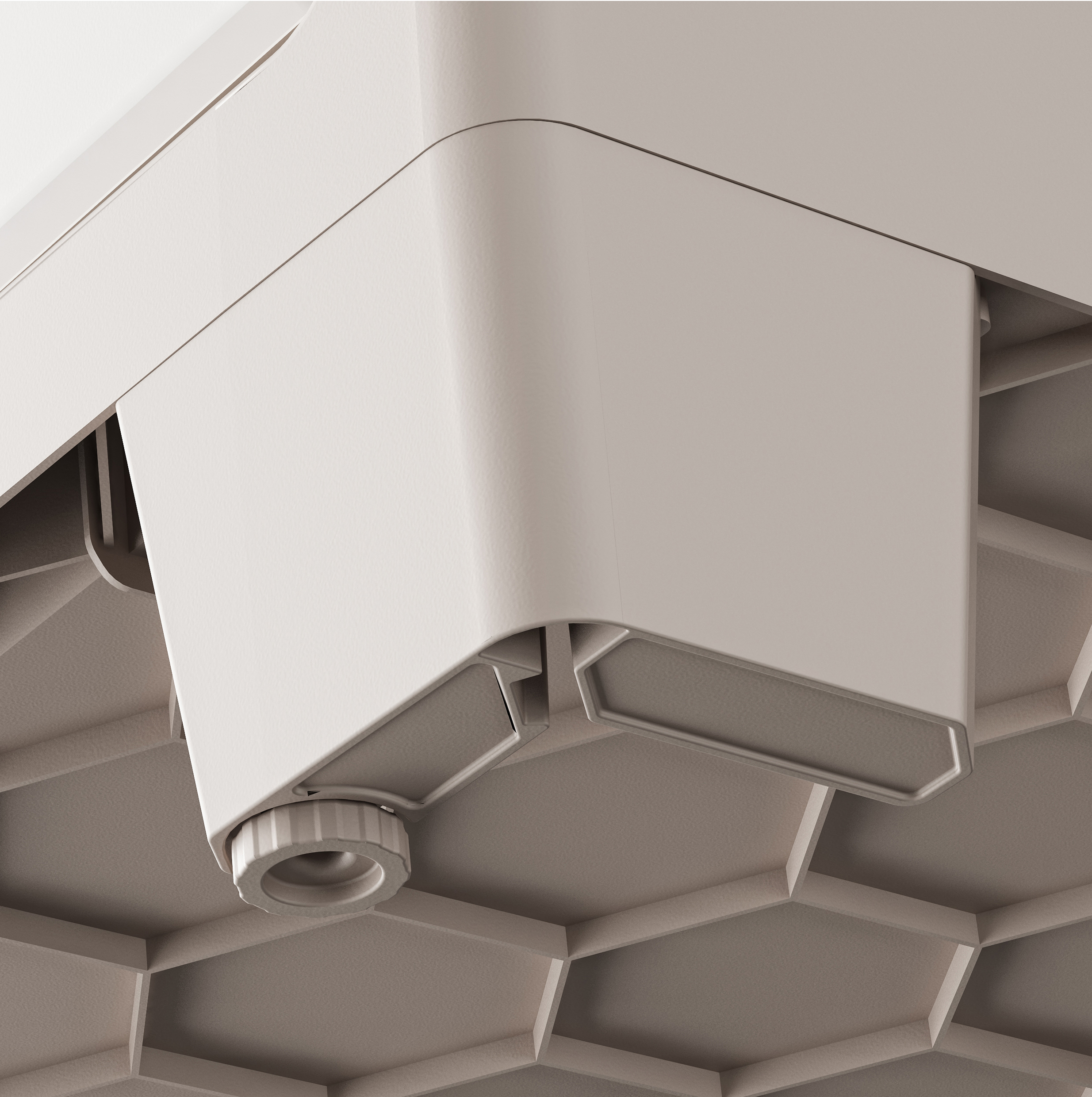 Armário em PVC alto exterior bege 182x80x40 cm Gulliver Multispace - 7