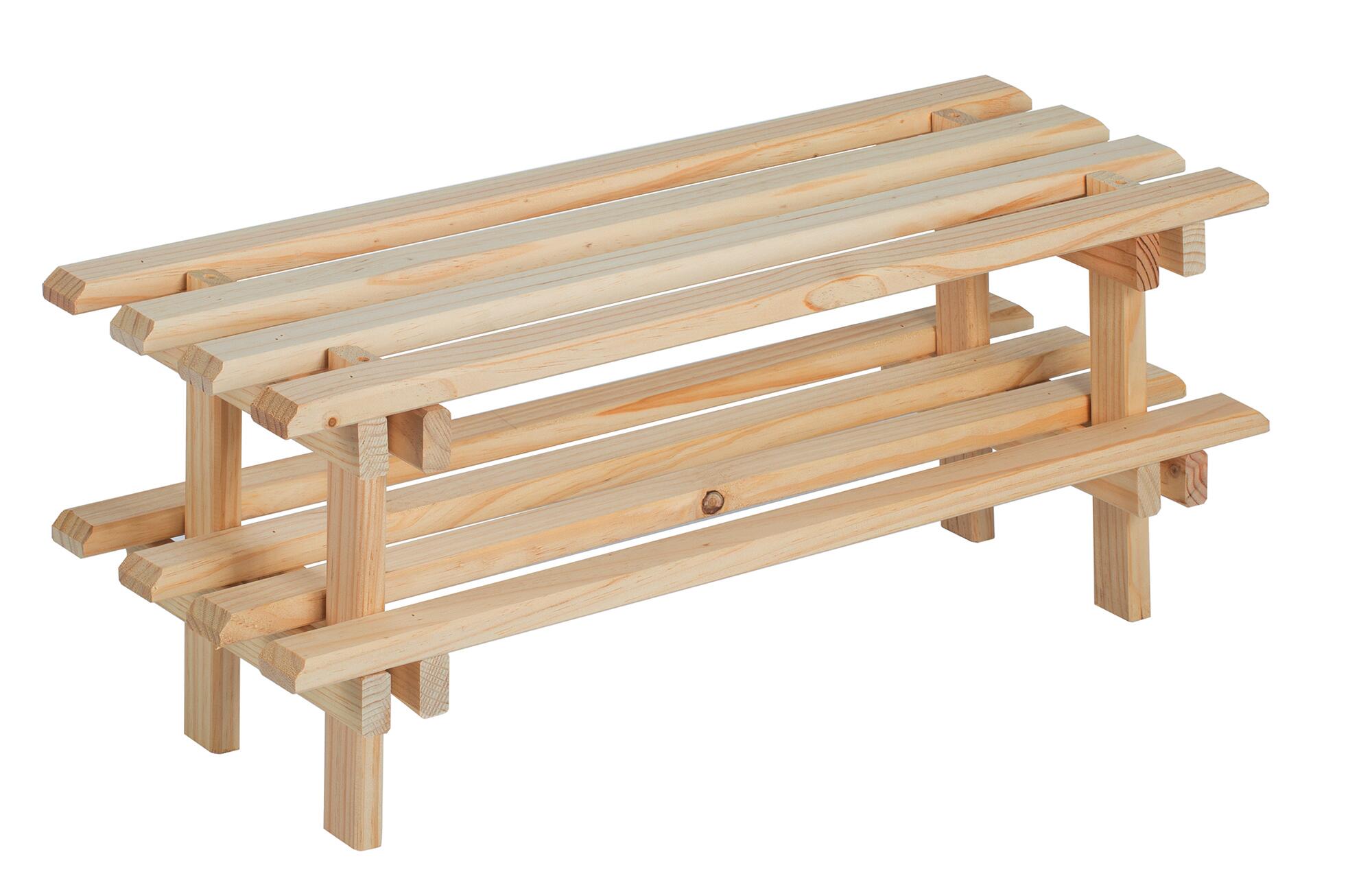 Banco zapatero Evolution para 9 pares color beige 75x30x25.9 cm - 4