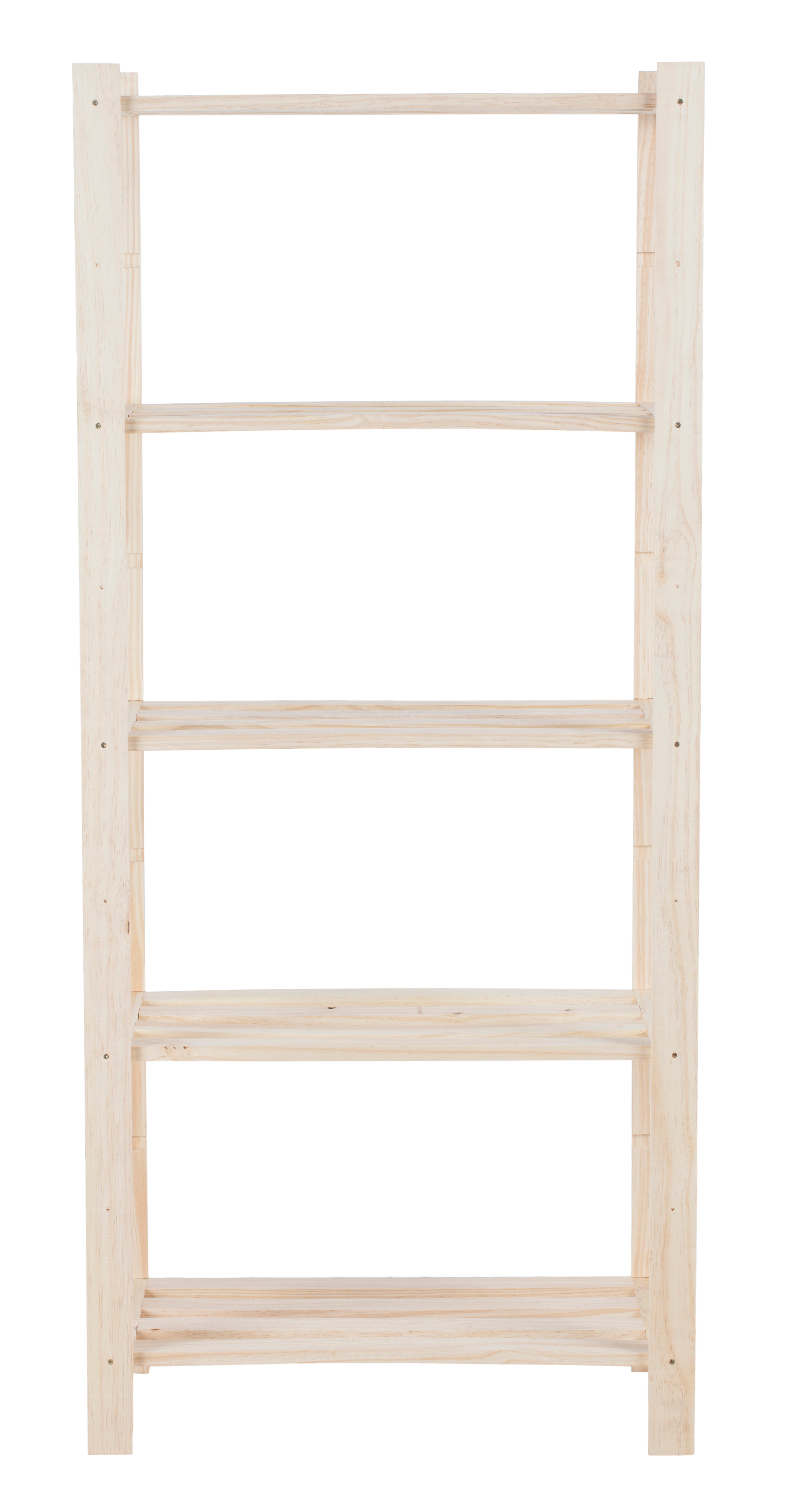 Estantería de madera de pino macizo con 5 baldas 170x75x40cm 250 Kg - 11