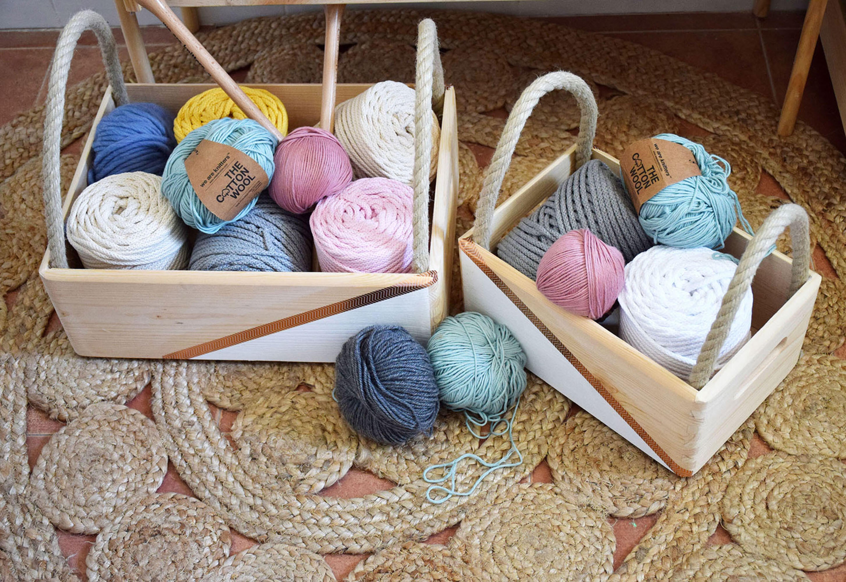 Caja de madera de 23x40x60 cm - 2